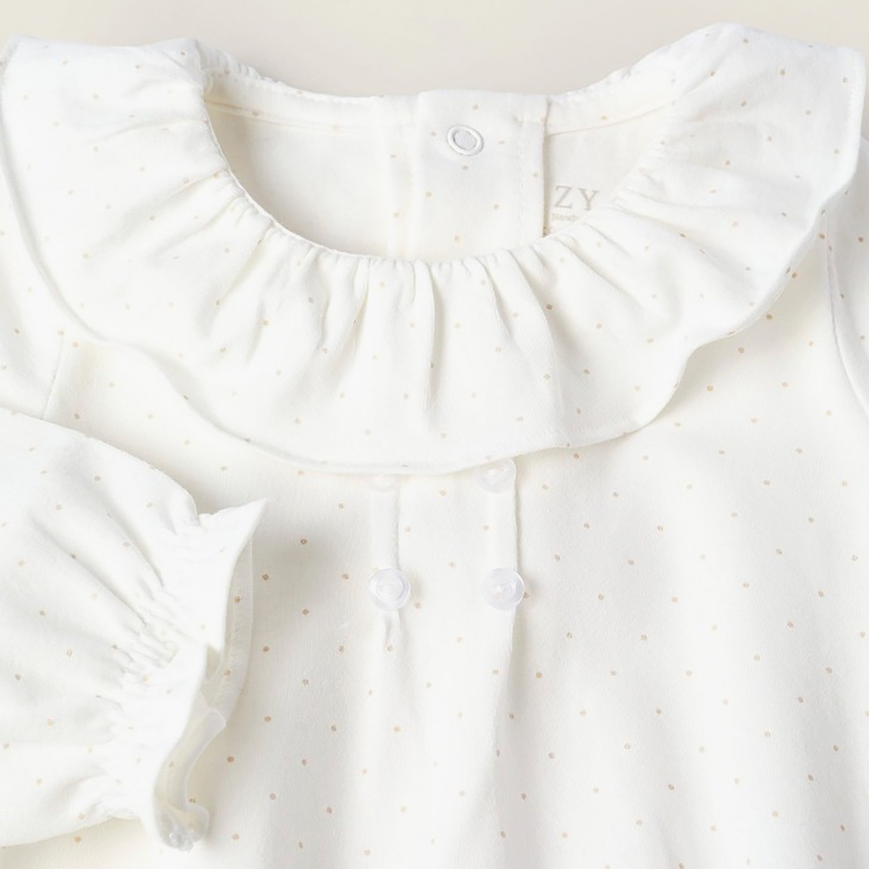 بودي سوت طويلة الأكمام  من زيبي-baby-girls-clothing-bodysuits-image-3