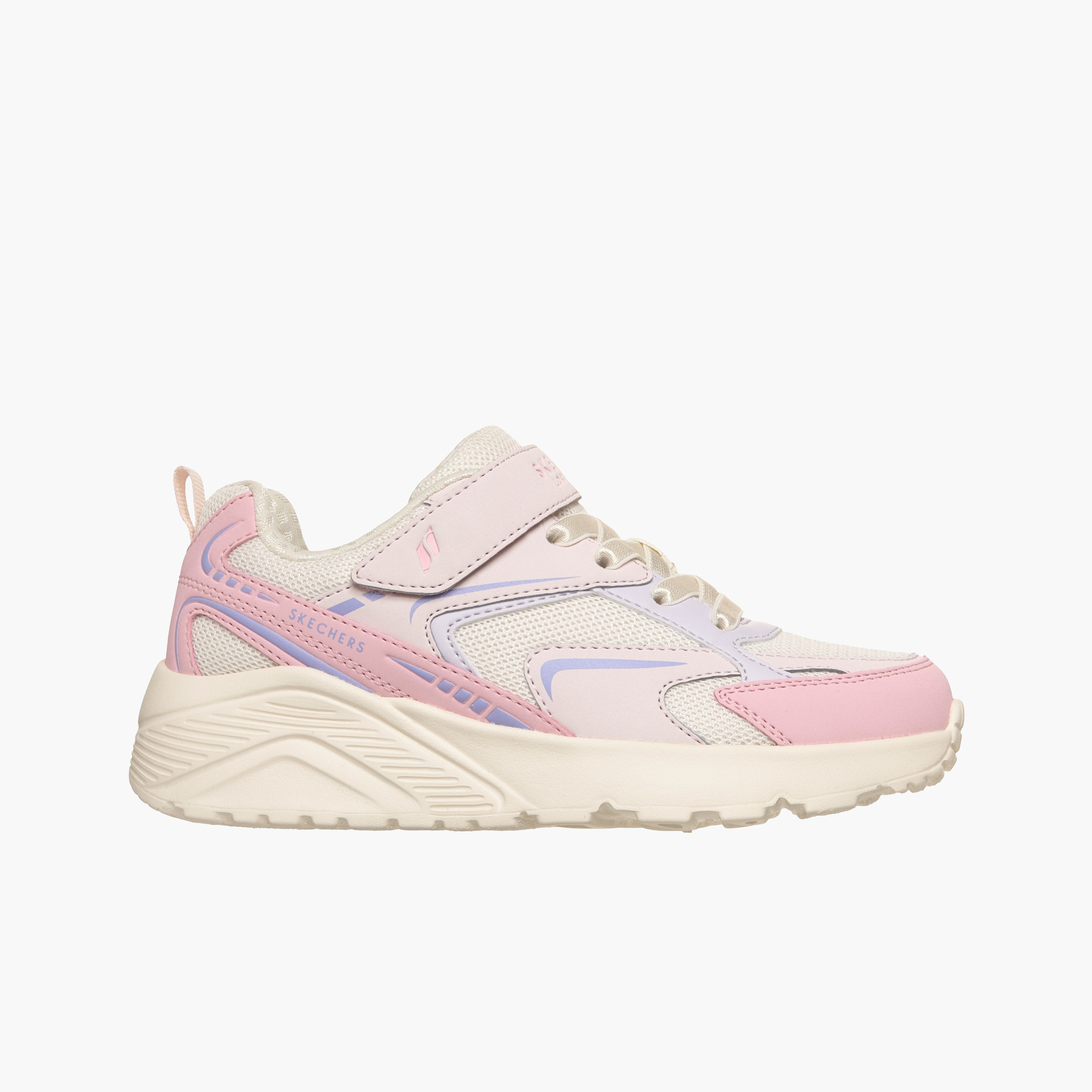 Skechers Girls UNO LITE Hook & Loop Sports Shoes-girls-shoes-sneakers-image-1