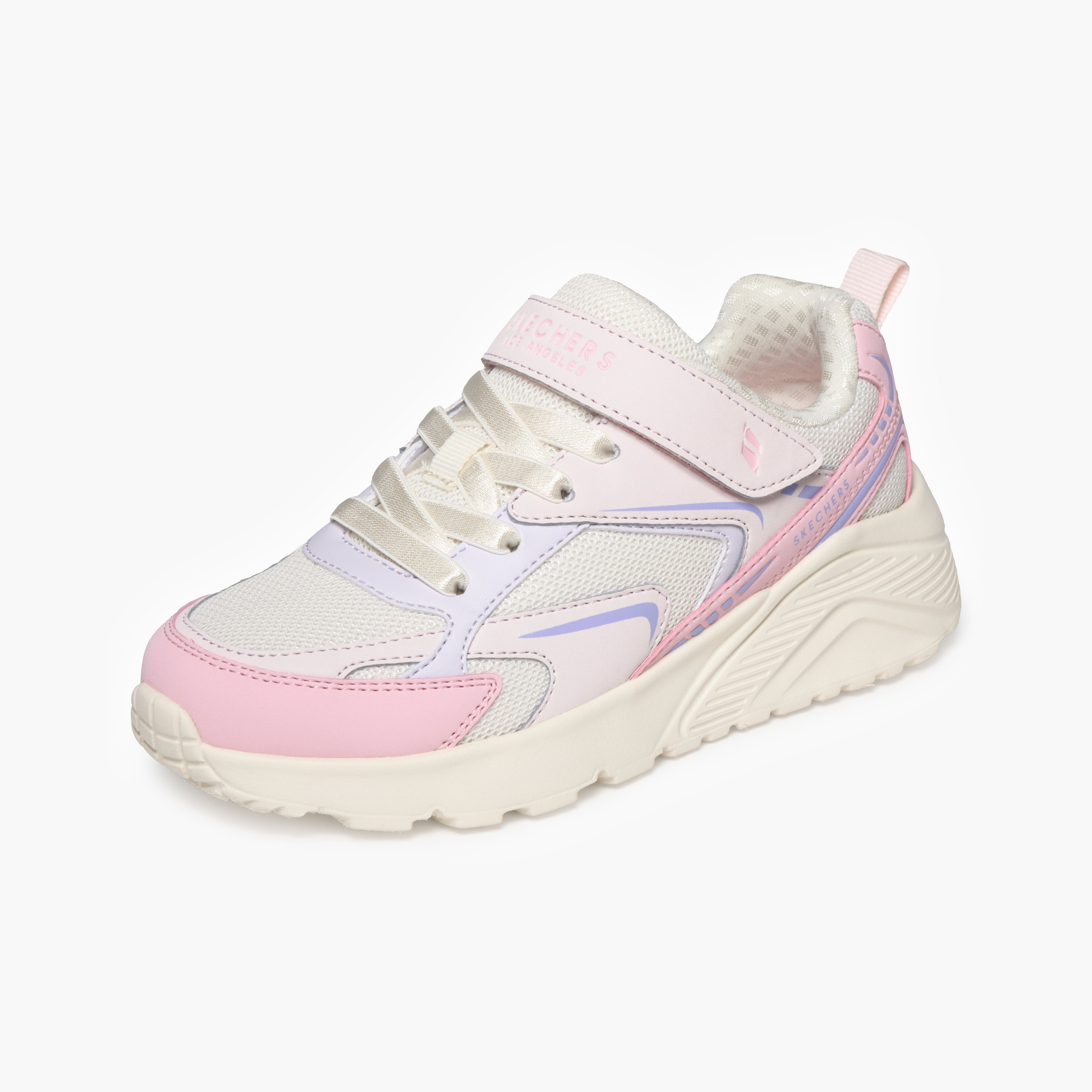 Skechers Girls UNO LITE Hook & Loop Sports Shoes-girls-shoes-sneakers-image-3