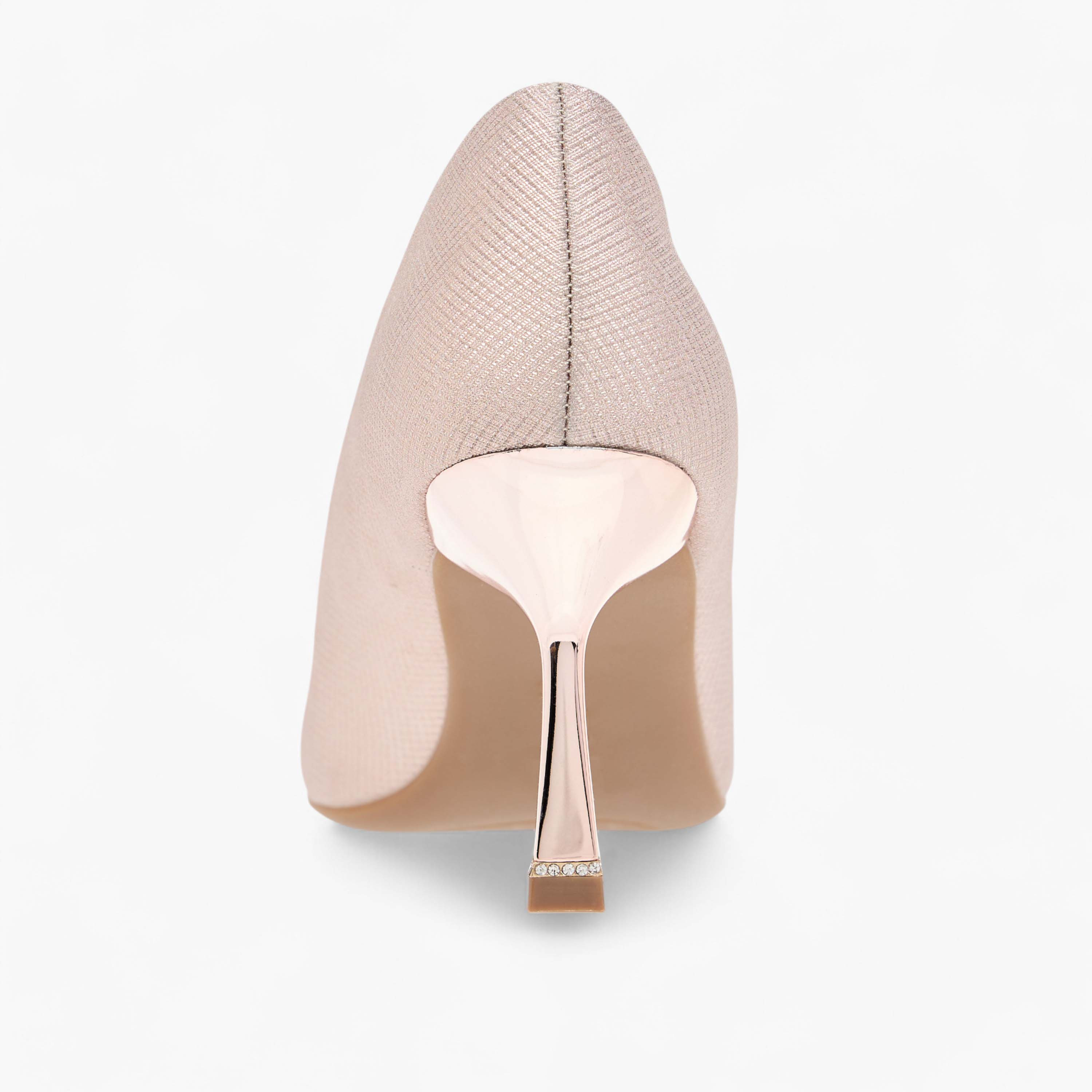 حذاء كلاسيكي بارز الملمس سهل الارتداء بمقدمة مدببة وكعب ستيليتو من فلورا بيلا-women-shoes-heels-image-5