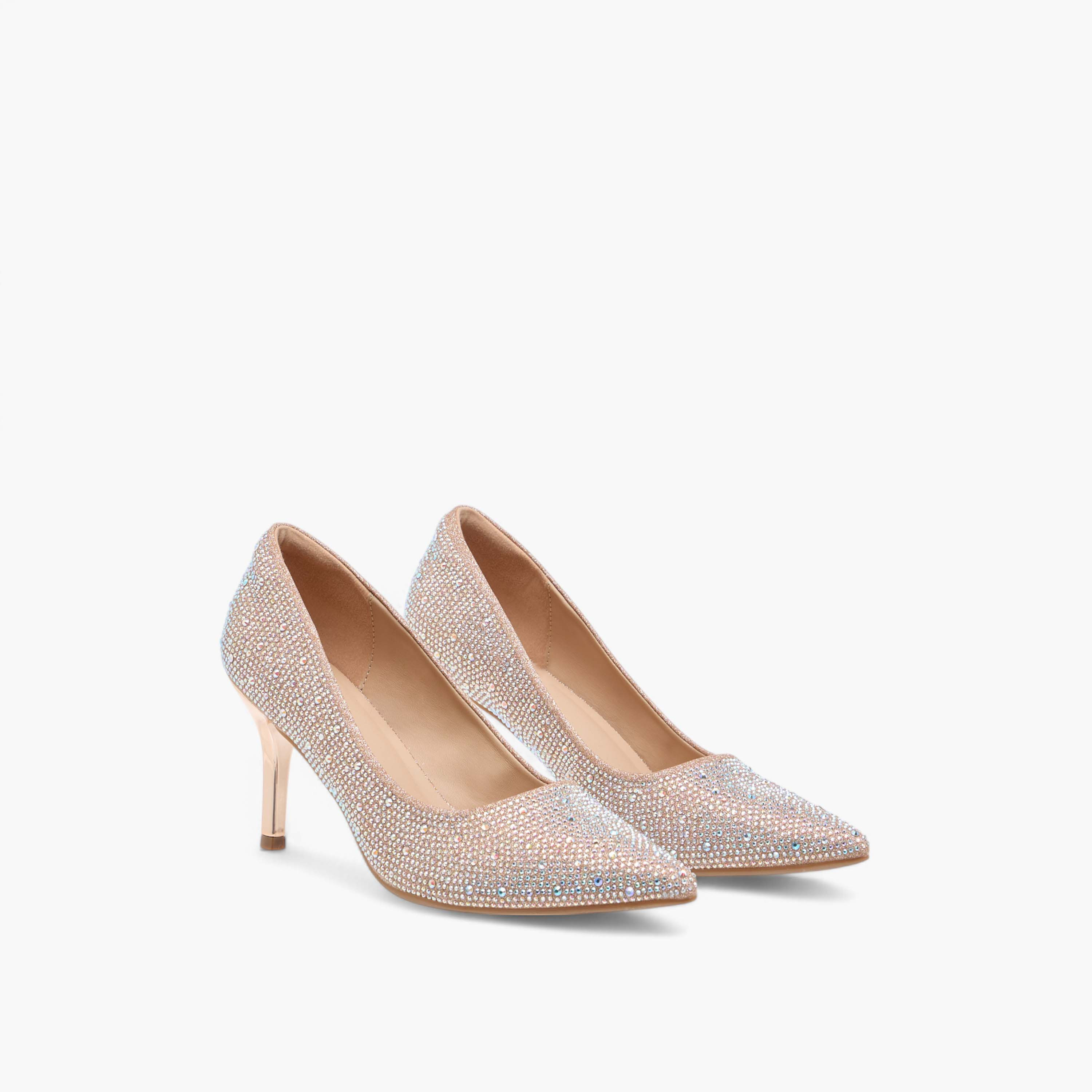 Flora Bella Embellished Slip-On Pointed Toe Pumps with Stiletto Heels-women-shoes-heels-image-1