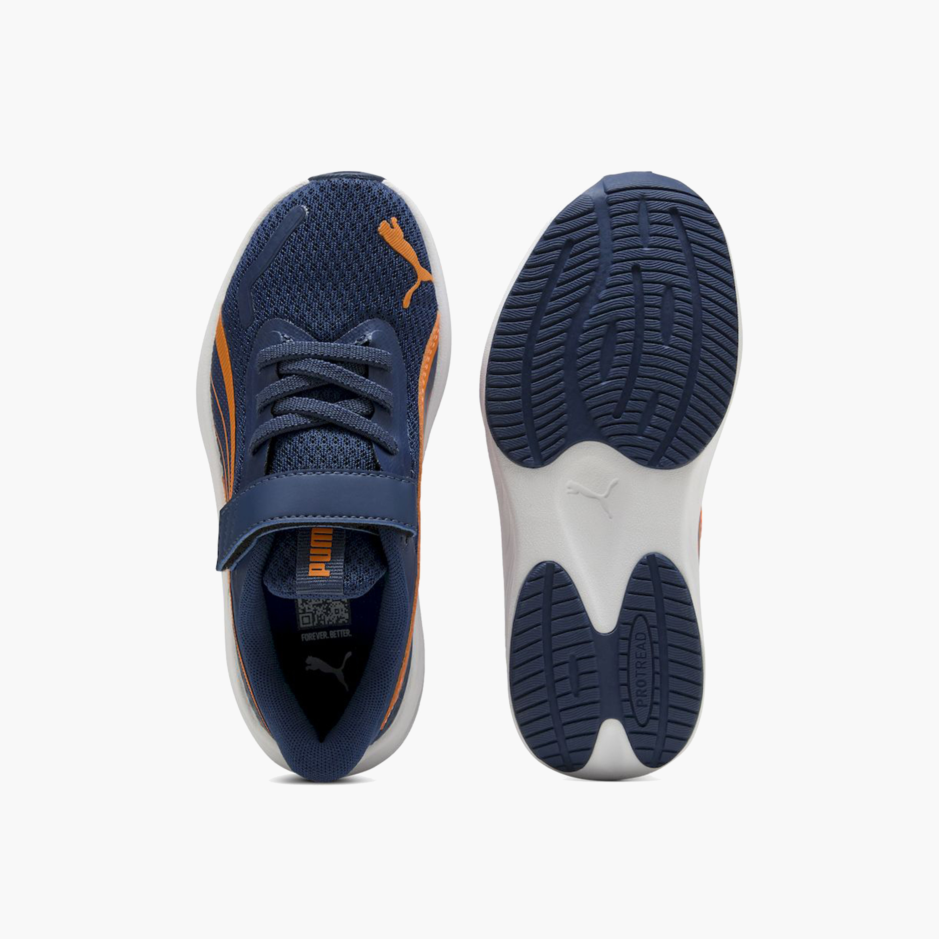 Puma Boys Pounce Lite Ac+ Ps Hook & Loop Breathable Running Shoes-boys-shoes-sneakers-image-4