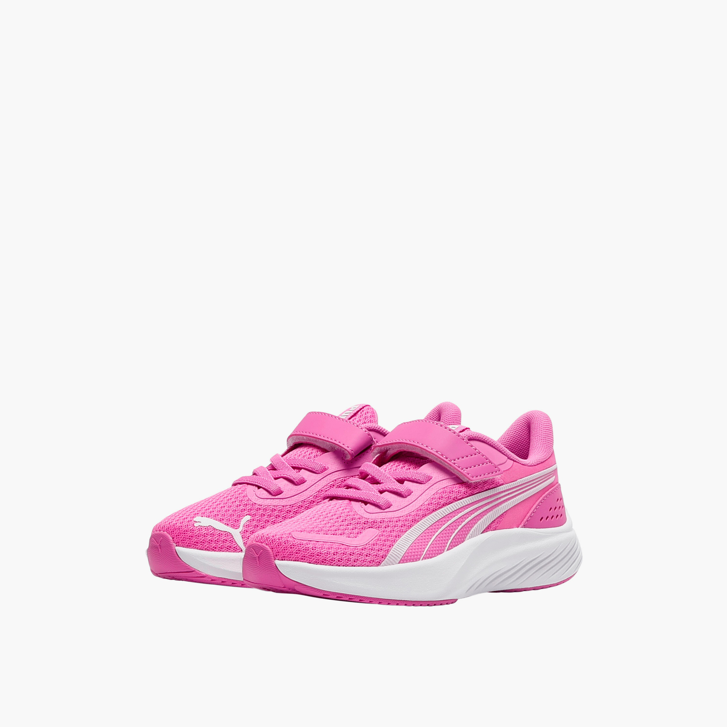 Puma Girls Hook & Loop Sports Shoes-sports-girls-shoes-image-1
