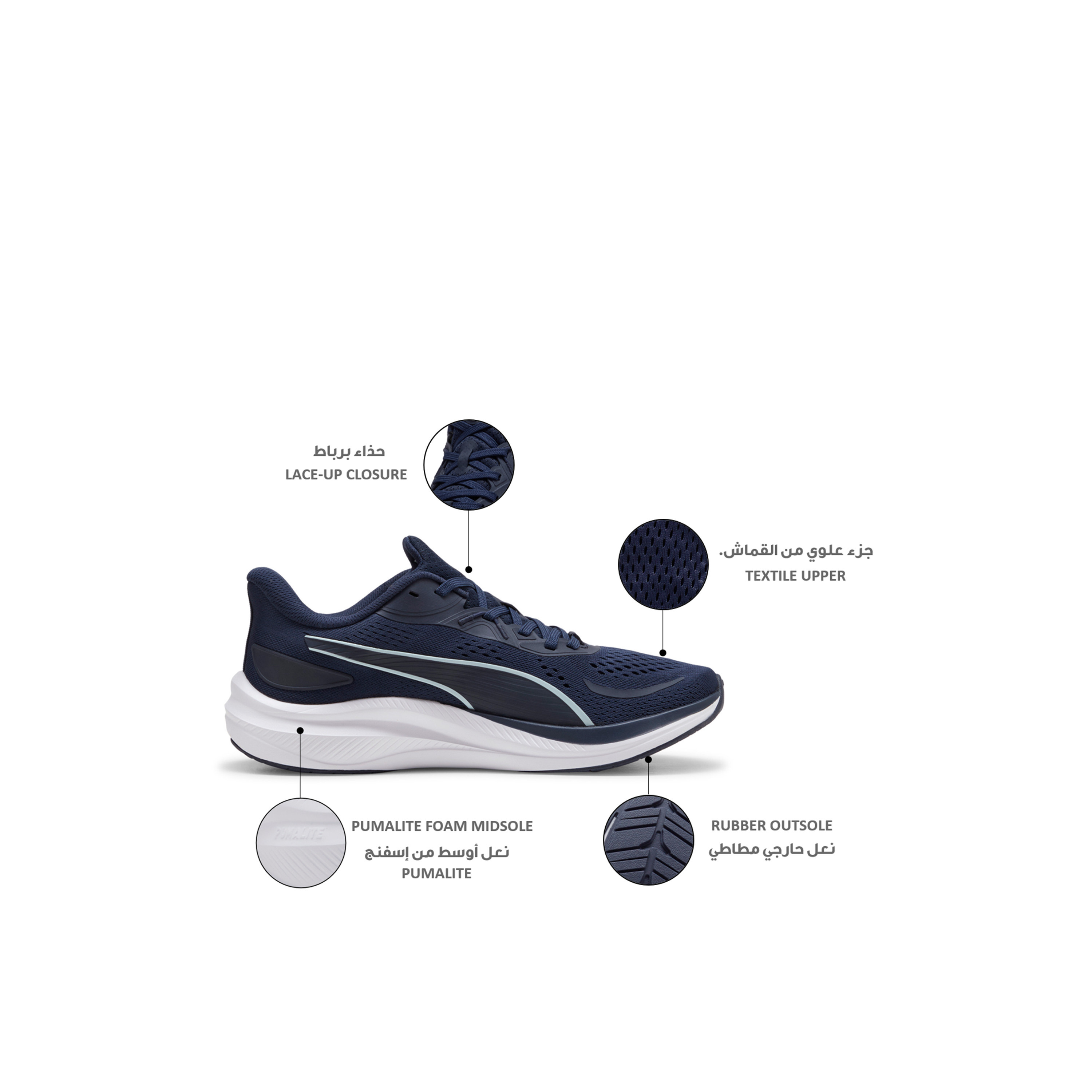 حذاء جري برباط سكاي روكيت لايت 2 للرجال من بوما-sports-men-shoes-image-2