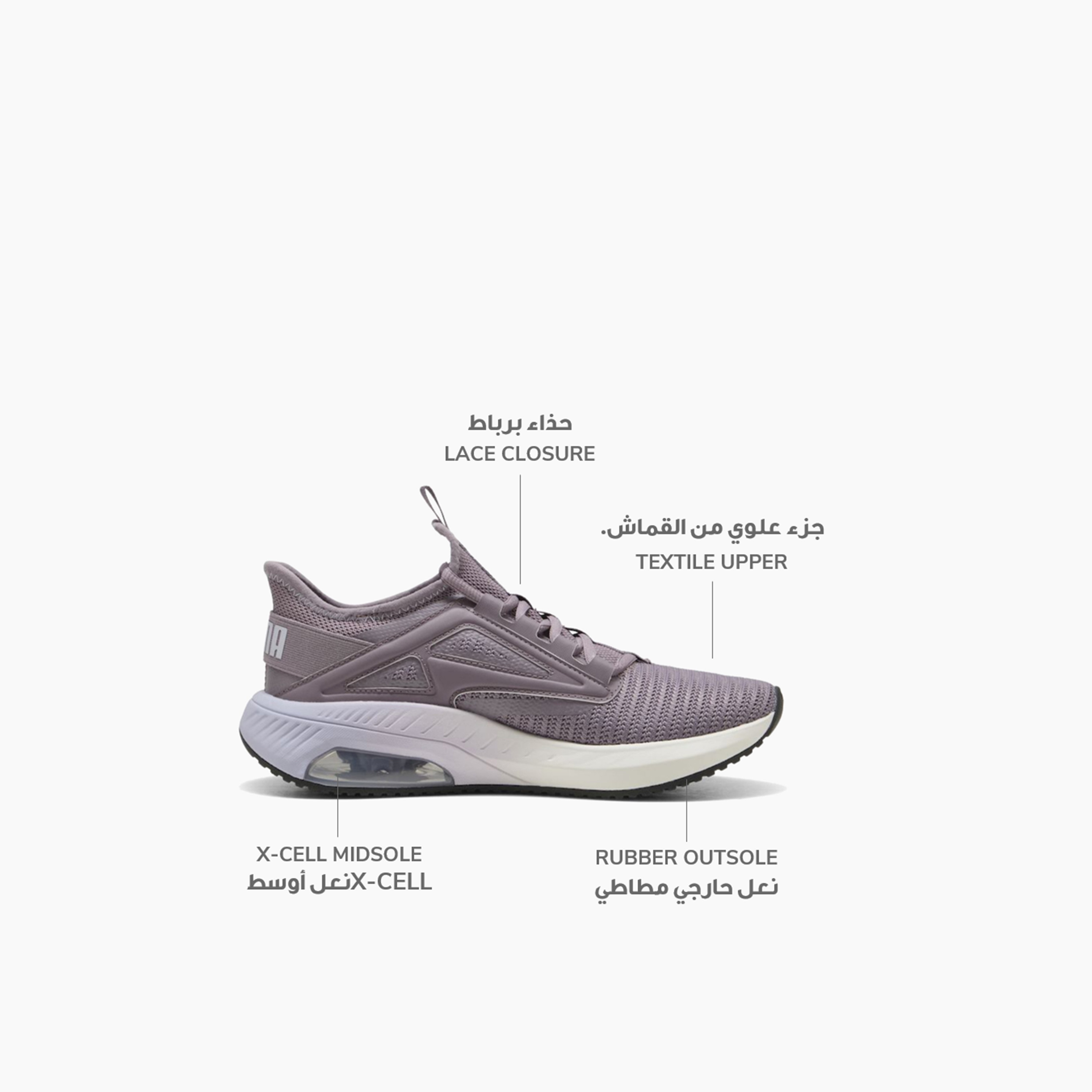 Puma Women's X-Cell Ayro Lace-Up Running Shoes 311875 | OE-sports-women-shoes-image-2
