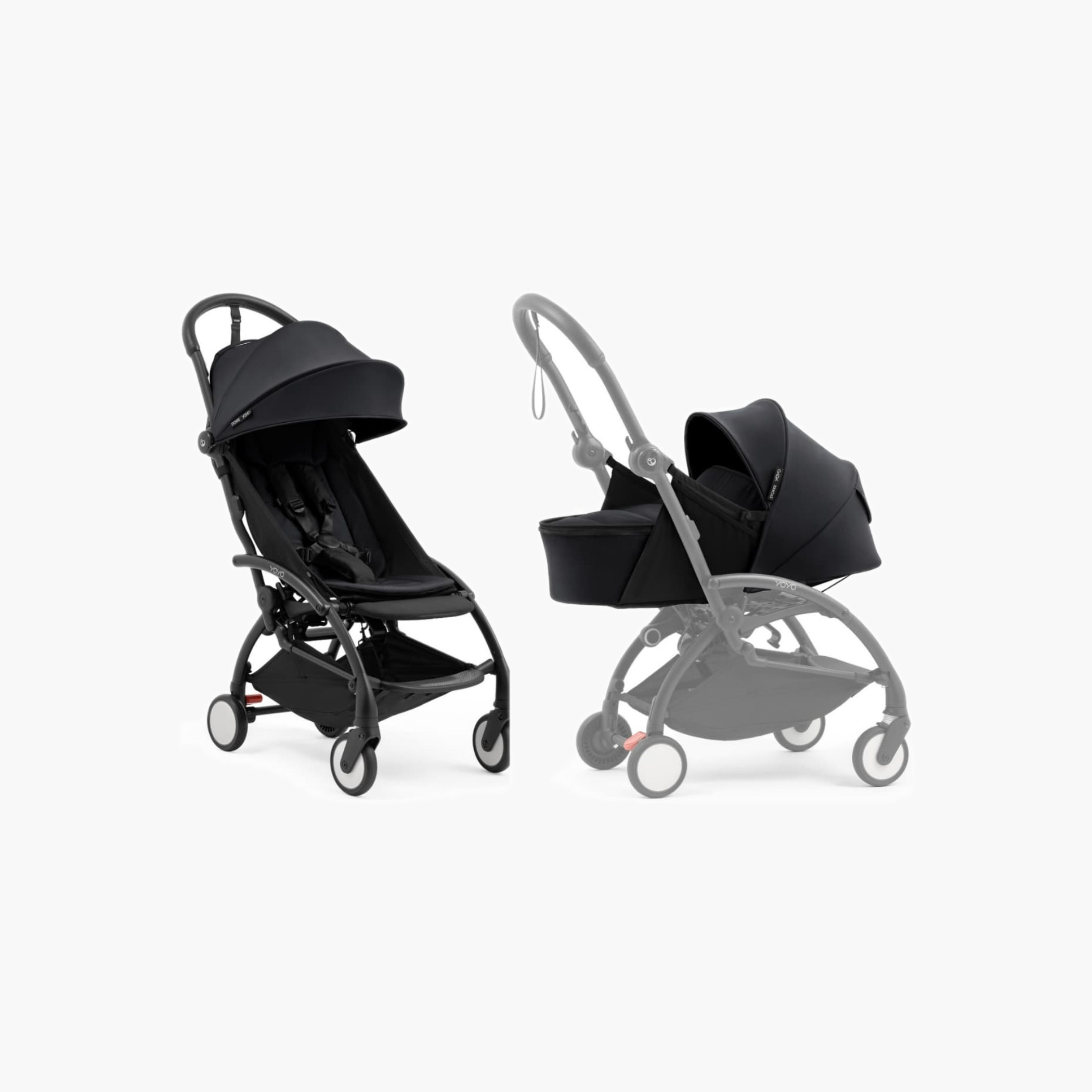 Stokke YOYO⁵ Stroller with Newborn Pack - Black-baby-gear-strollersandprams-strollers-image-2