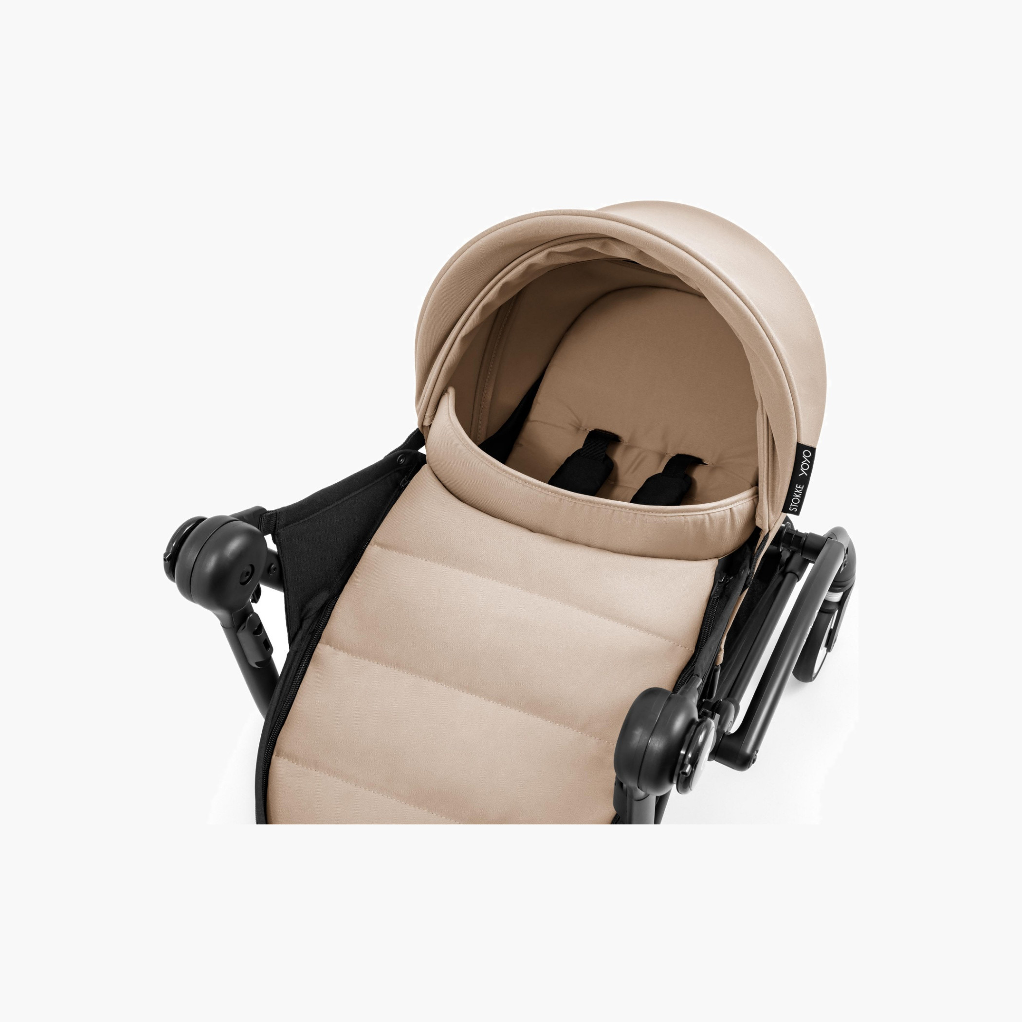Stokke YOYO⁵ Stroller with Newborn Pack - Taupe-baby-gear-strollersandprams-strollers-image-8
