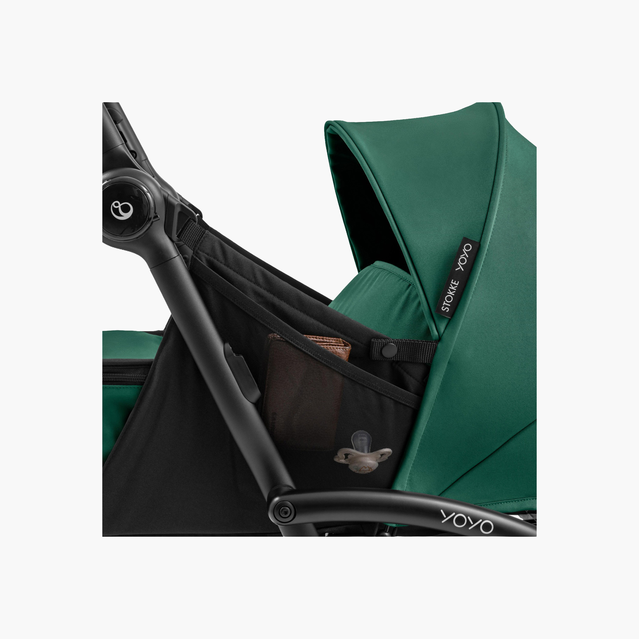Stokke YOYO⁵ Stroller with Newborn Pack - Forest-baby-gear-strollersandprams-strollers-image-6