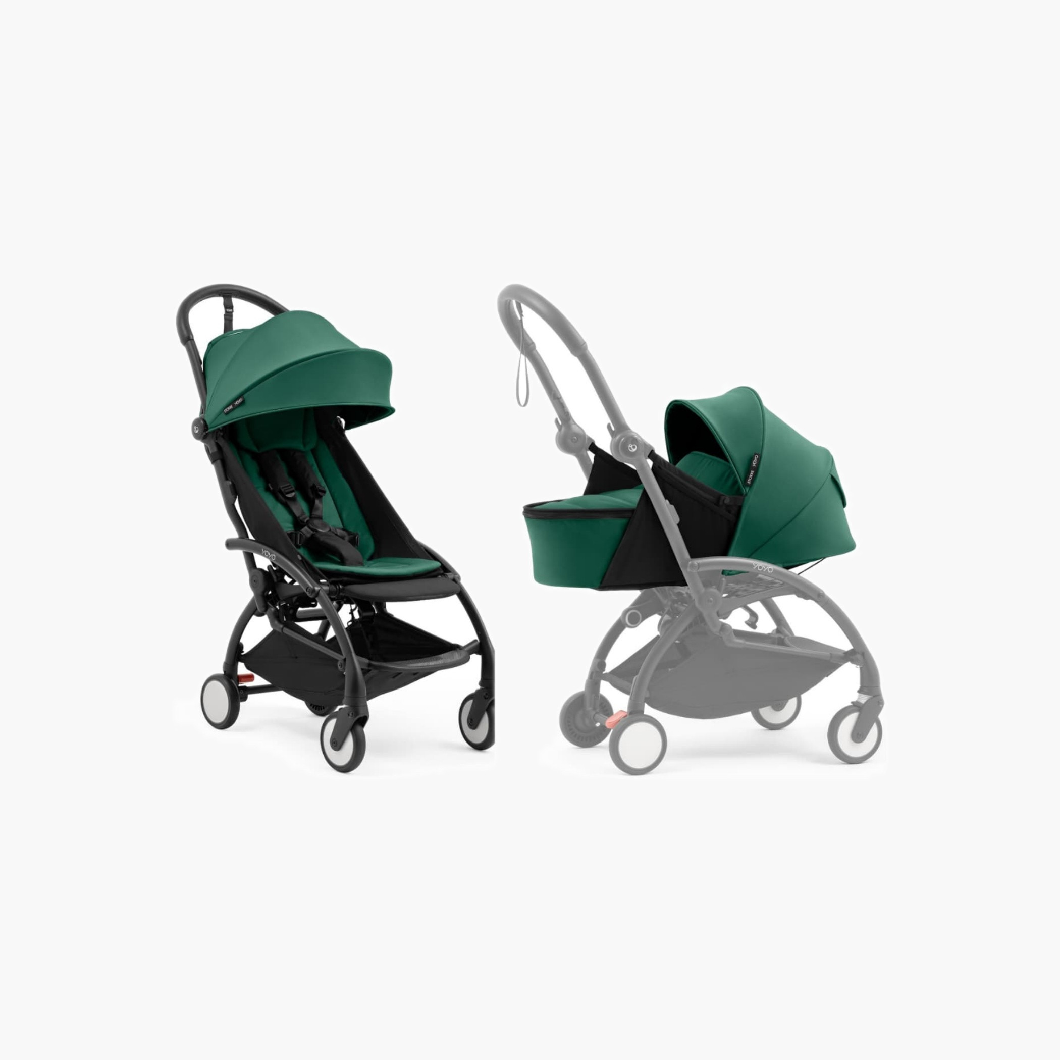 Stokke YOYO⁵ Stroller with Newborn Pack - Forest-baby-gear-strollersandprams-strollers-image-2