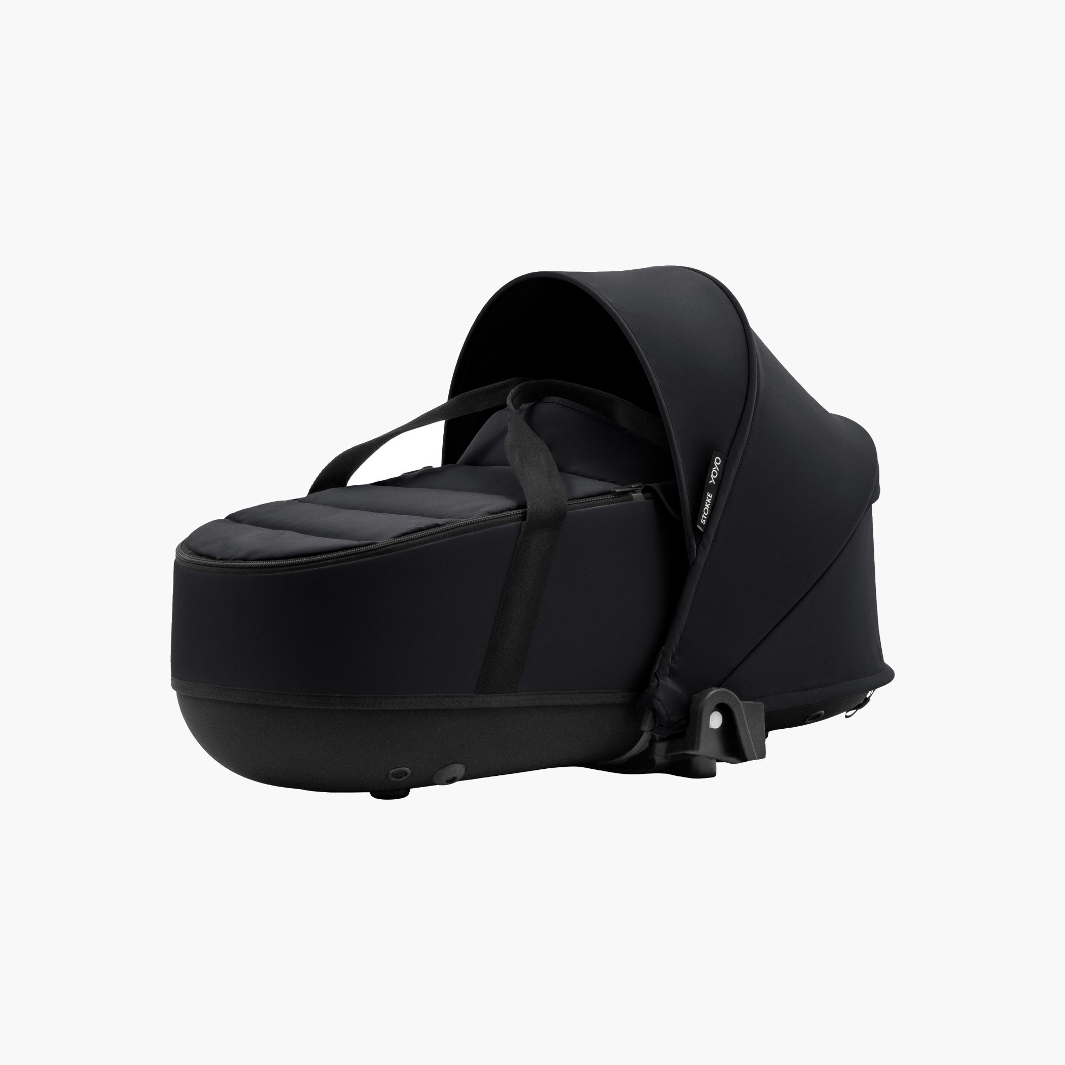 Stokke YOYO⁵ Stroller Frame + Bassinet - Black-baby-gear-strollersandprams-strollers-image-5