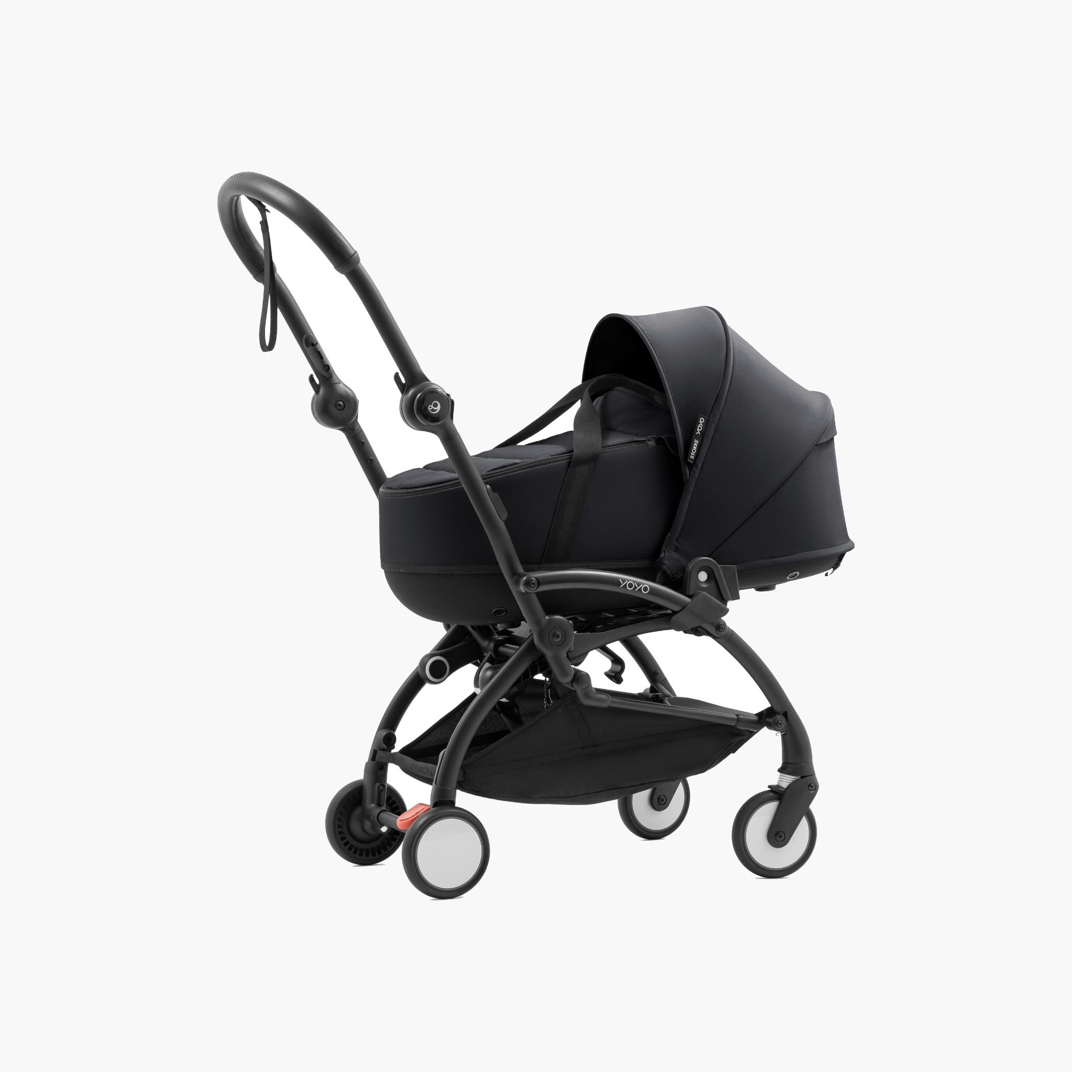 Stokke YOYO⁵ Stroller Frame + Bassinet - Black-baby-gear-strollersandprams-strollers-image-2