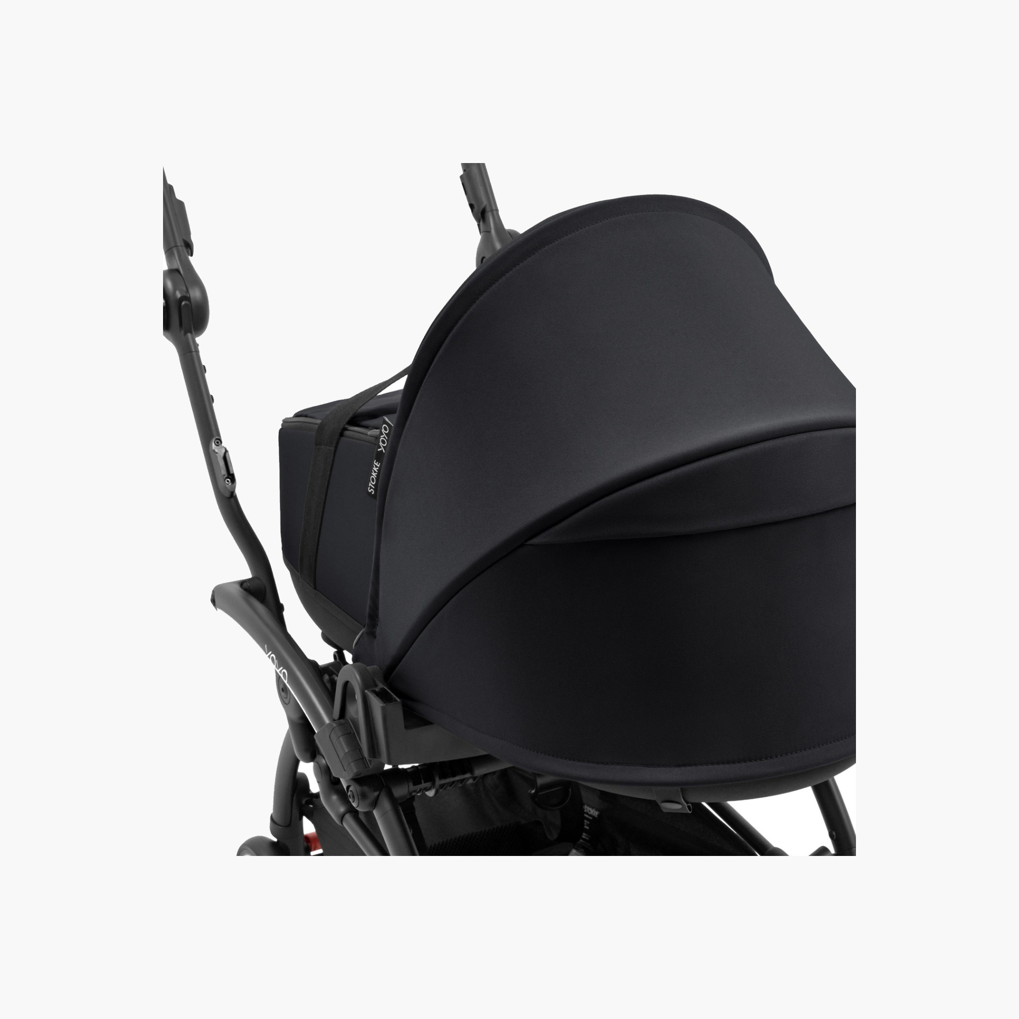 Stokke YOYO⁵ Stroller Frame + Bassinet - Black-baby-gear-strollersandprams-strollers-image-4