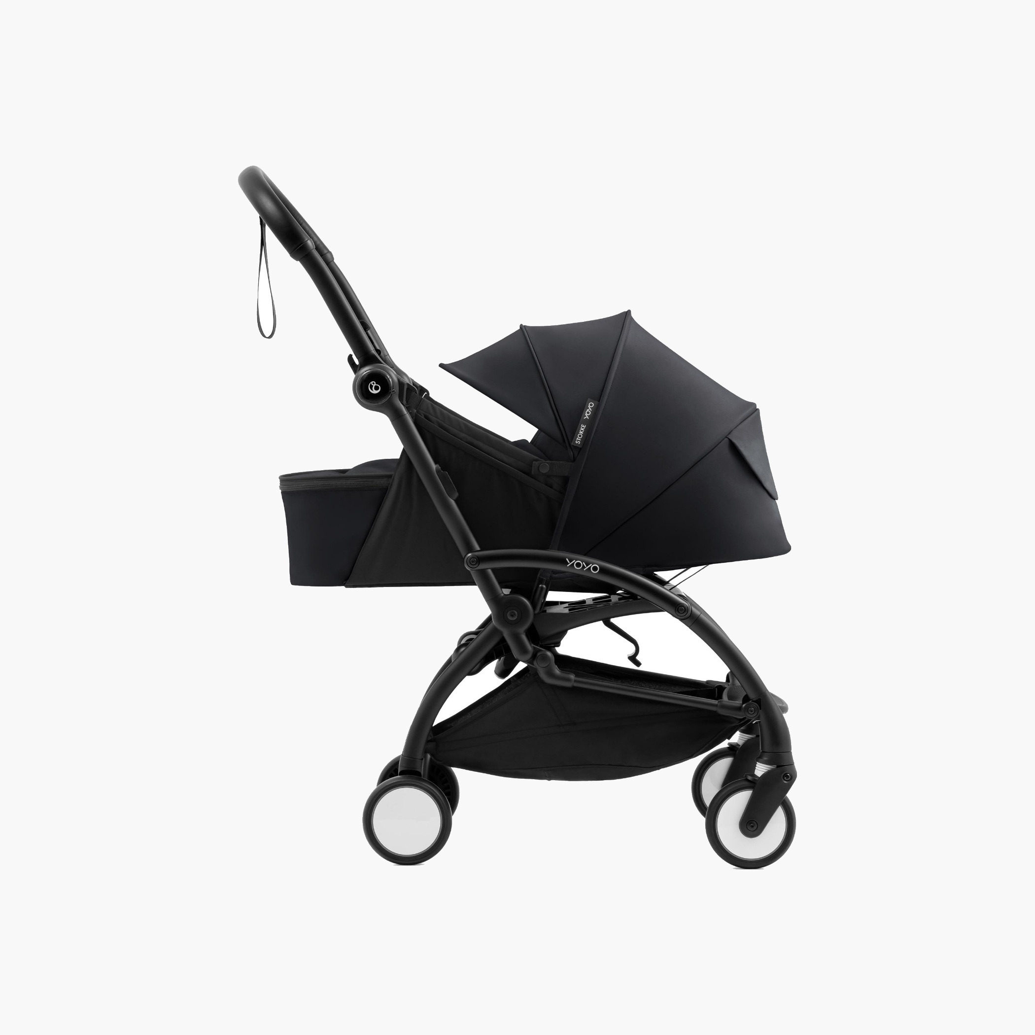 Stokke YOYO⁵ Stroller Frame + Newborn Pack - Black-baby-gear-strollersandprams-strollers-image-2