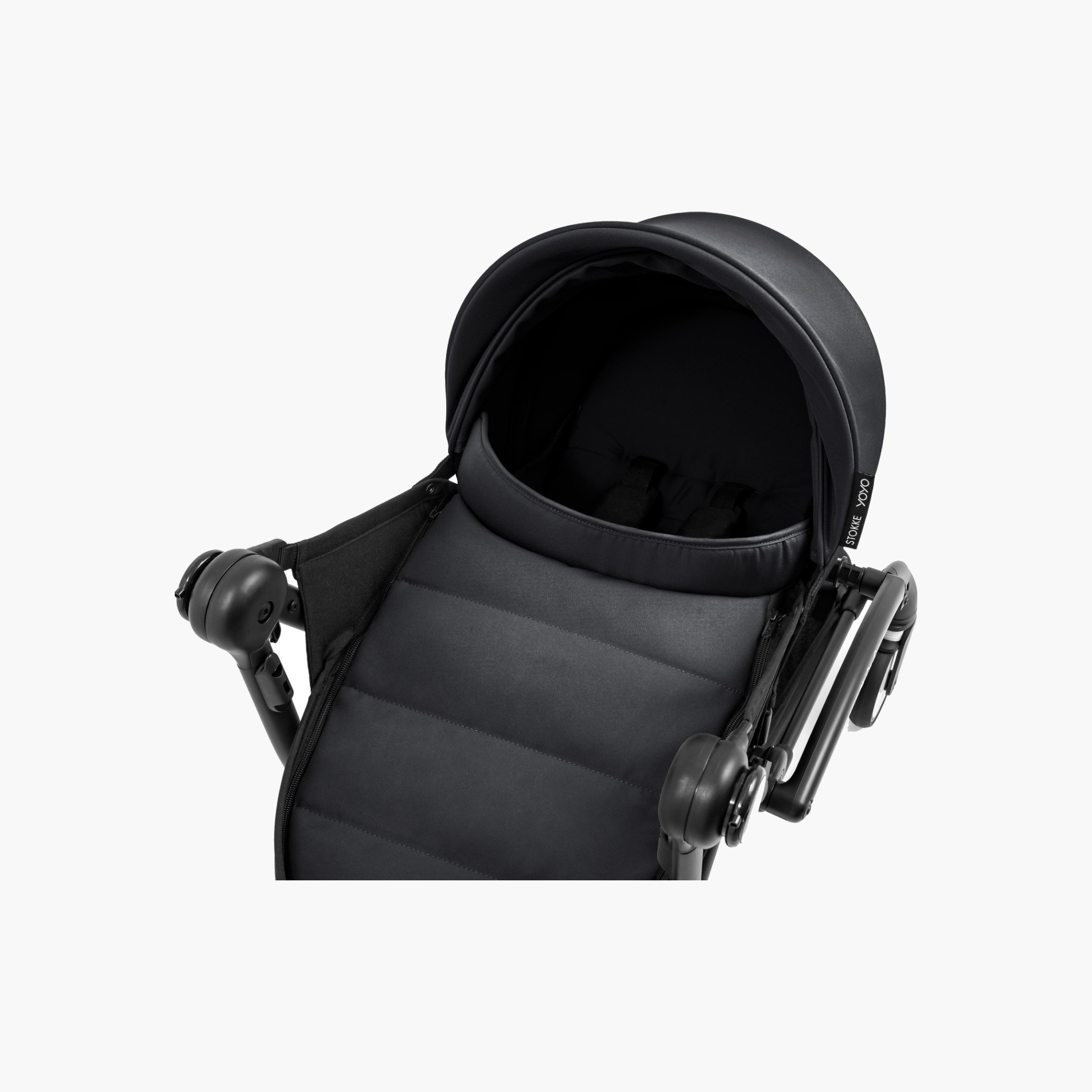 Stokke YOYO⁵ Stroller Frame + Newborn Pack - Black-baby-gear-strollersandprams-strollers-image-5