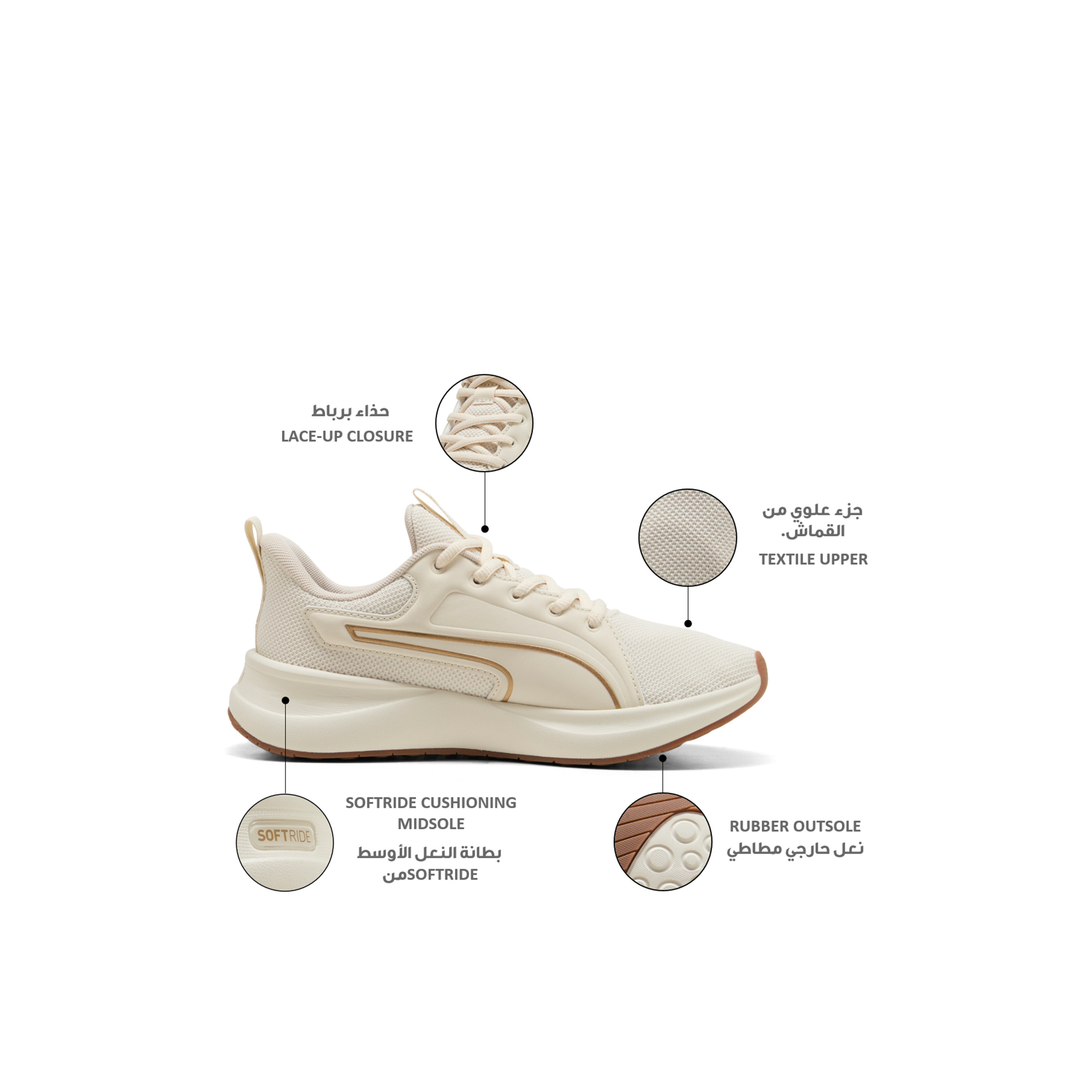 حذاء رياضي برباط إغلاق "سوفترايد كارسون 2" للنساء من بوما-sports-women-shoes-image-2