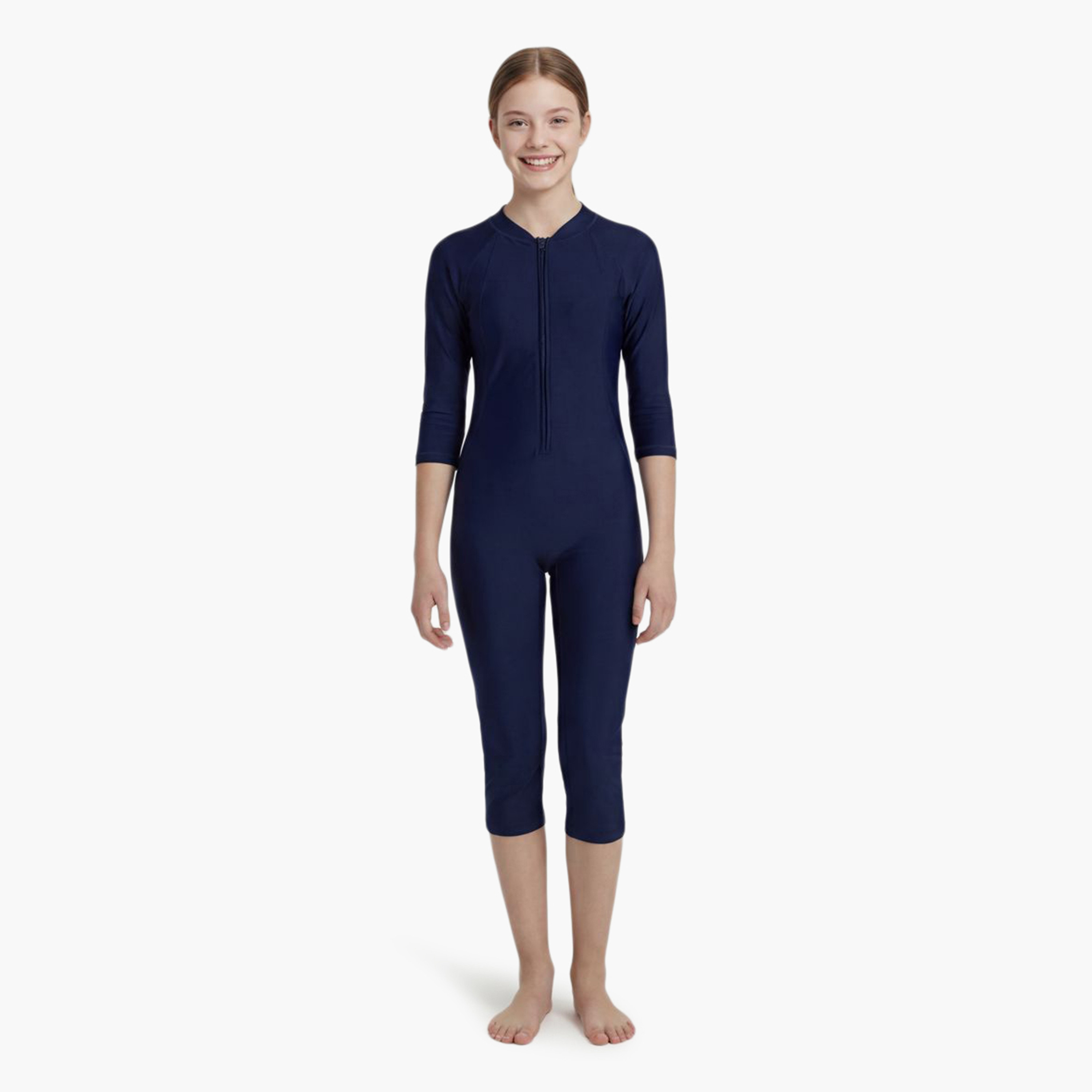 Coega Girls Slim-Kini 3/4 – Solid Navy-girls-clothing-sportswear-swimwear-image-3