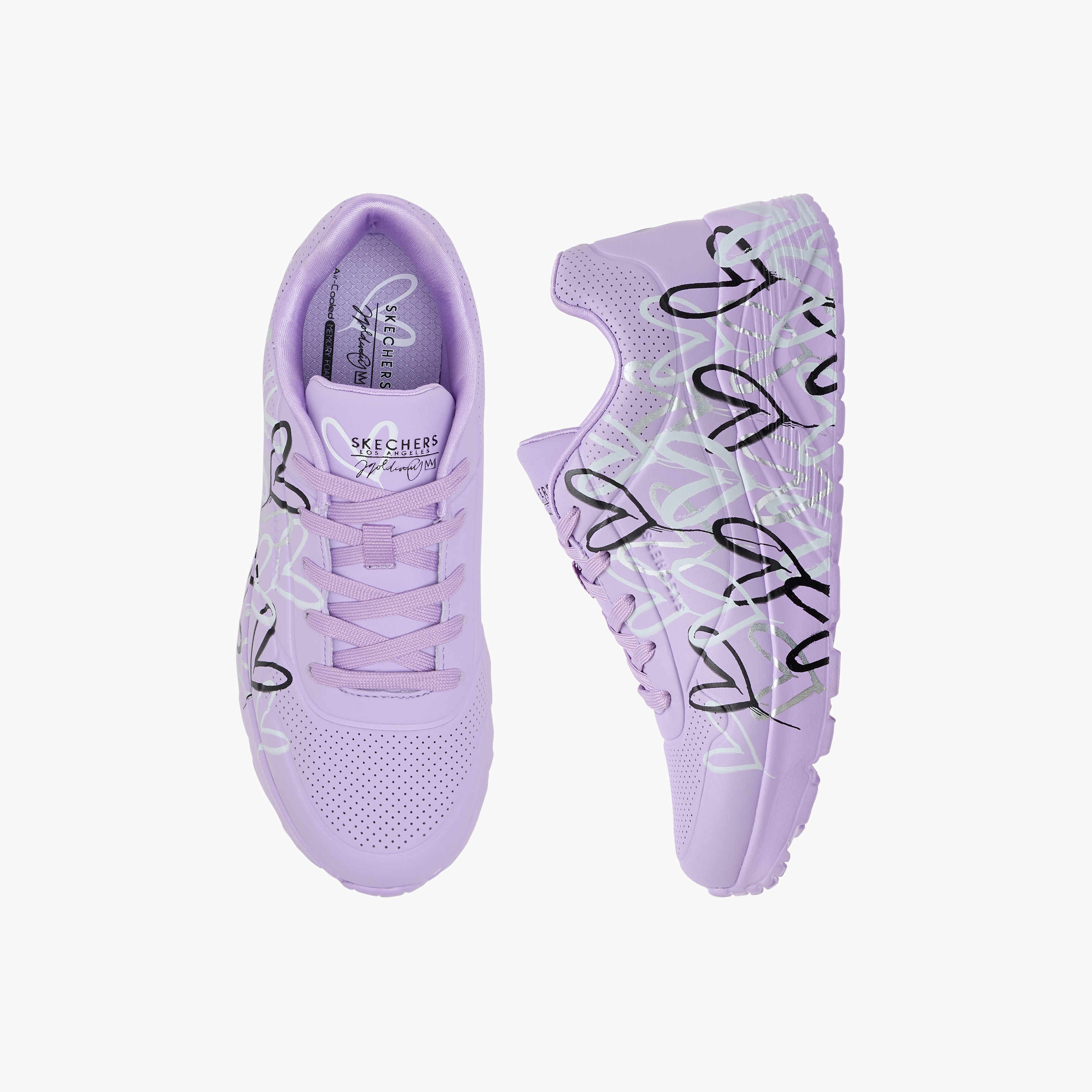 سكيتشرز - حذاء رياضي أونو لايت برباط 314067L | OE-girls-shoes-sneakers-image-6