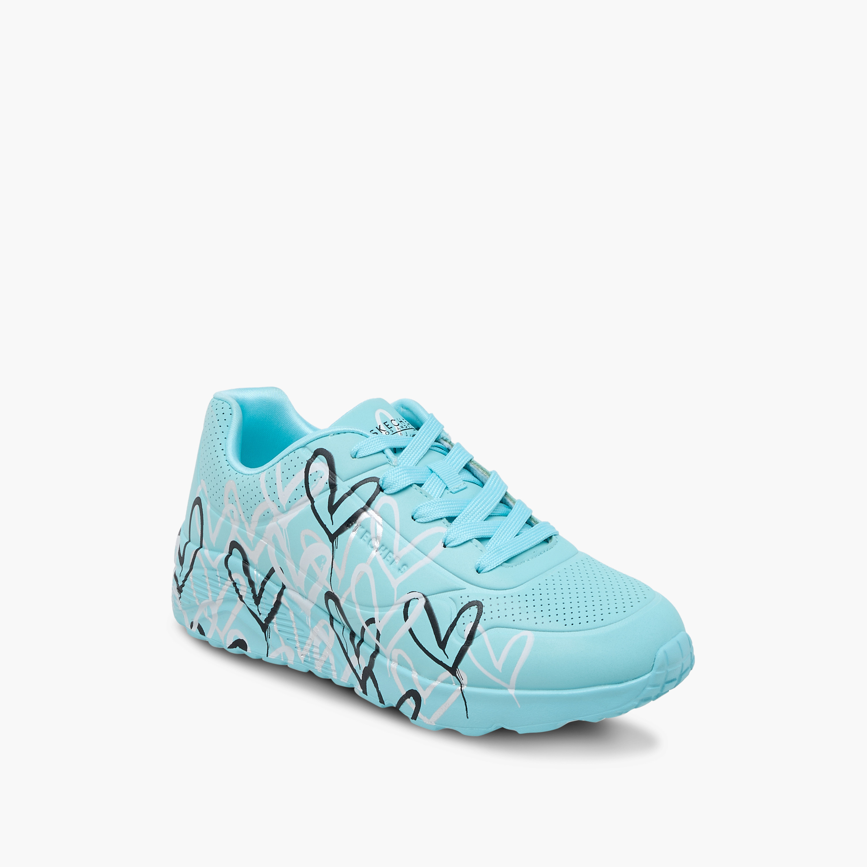 Skechers UNO LITE Lace-Up Sneakers 314067L | OE-girls-shoes-sneakers-image-2