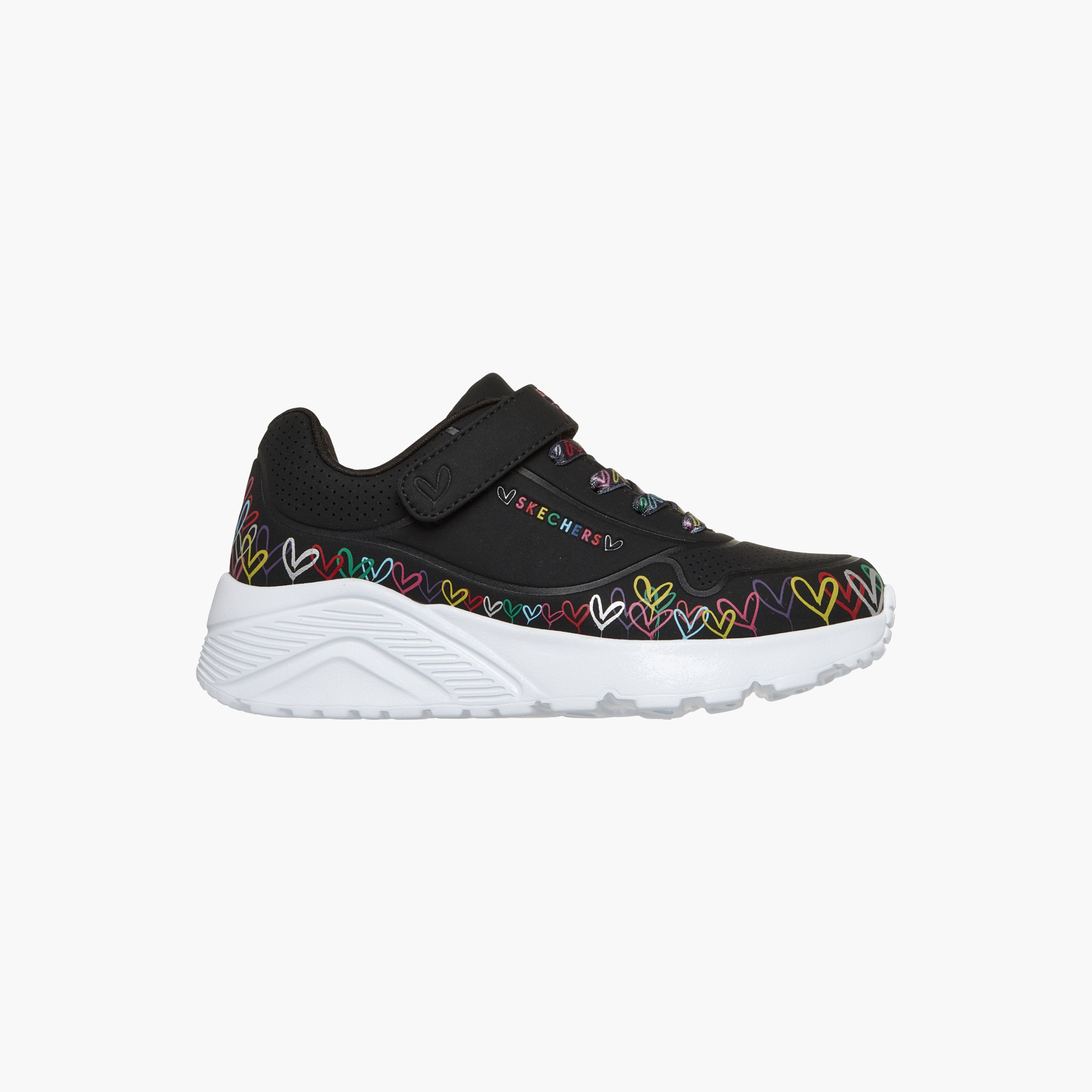 Skechers Girls UNO LITE Hook & Loop Ankle Sneakers-girls-shoes-sneakers-image-1