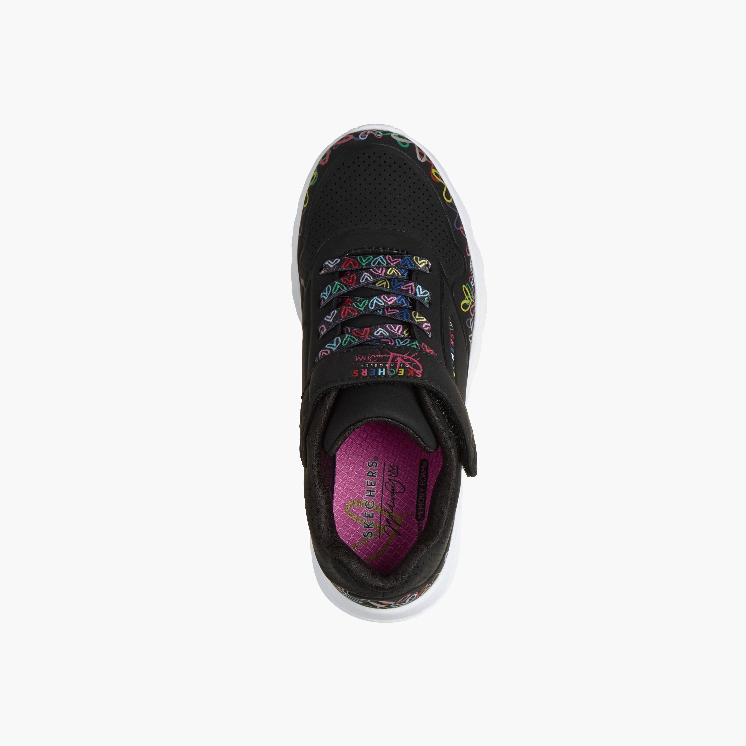 Skechers Girls UNO LITE Hook & Loop Ankle Sneakers-girls-shoes-sneakers-image-2