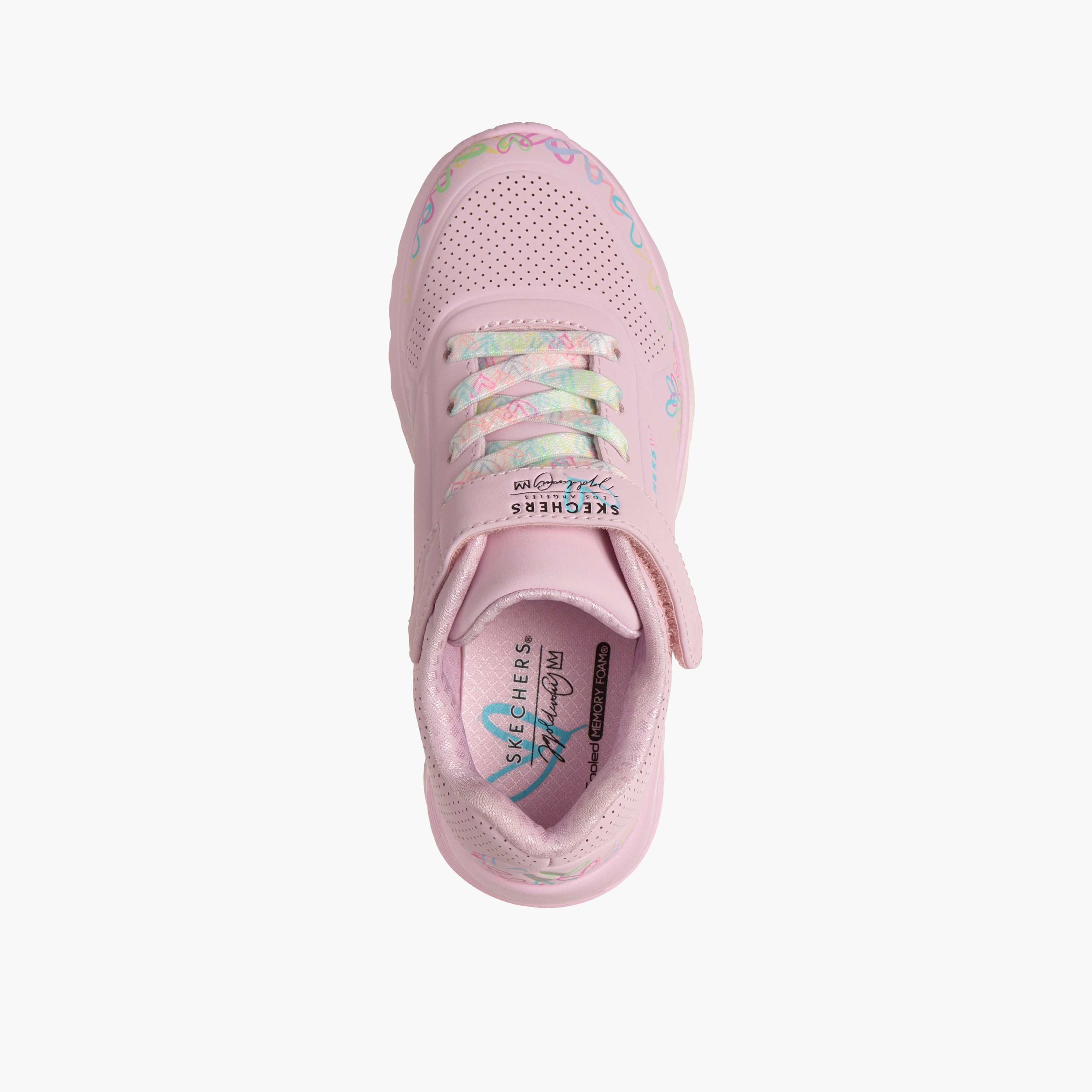 Skechers Girls UNO LITE Hook & Loop Sports Shoes-girls-shoes-sneakers-image-2