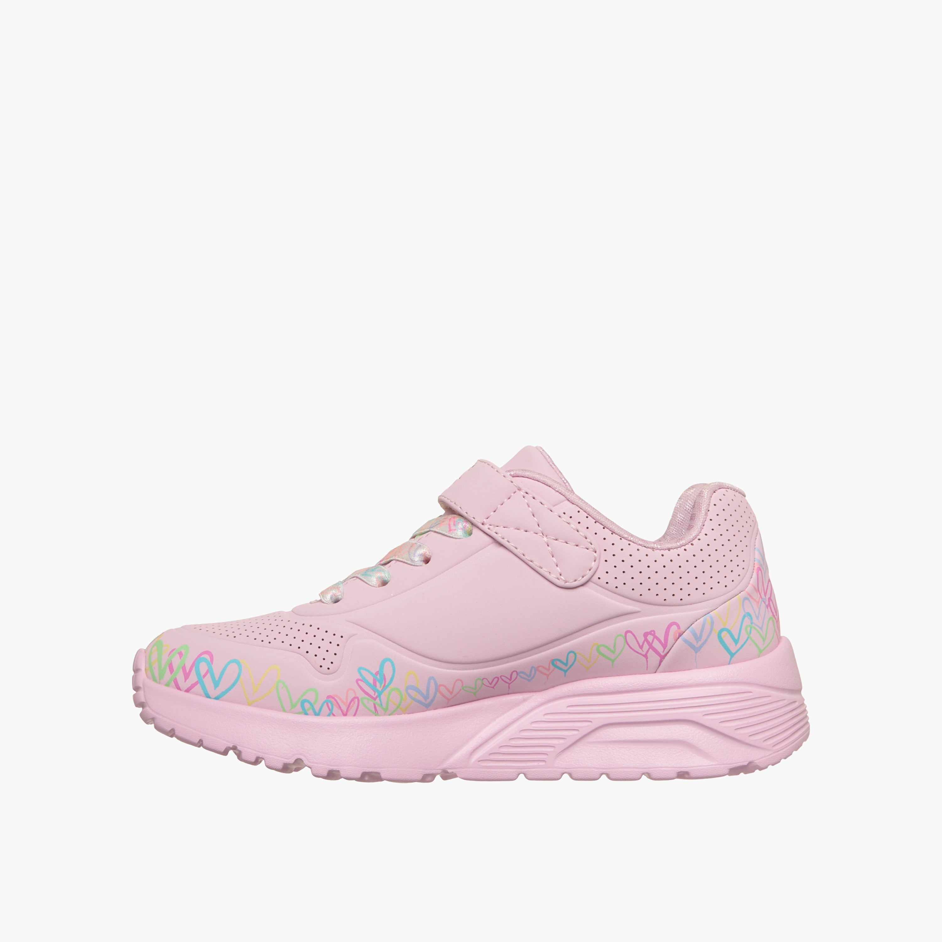 Skechers Girls UNO LITE Hook & Loop Sports Shoes-girls-shoes-sneakers-image-5
