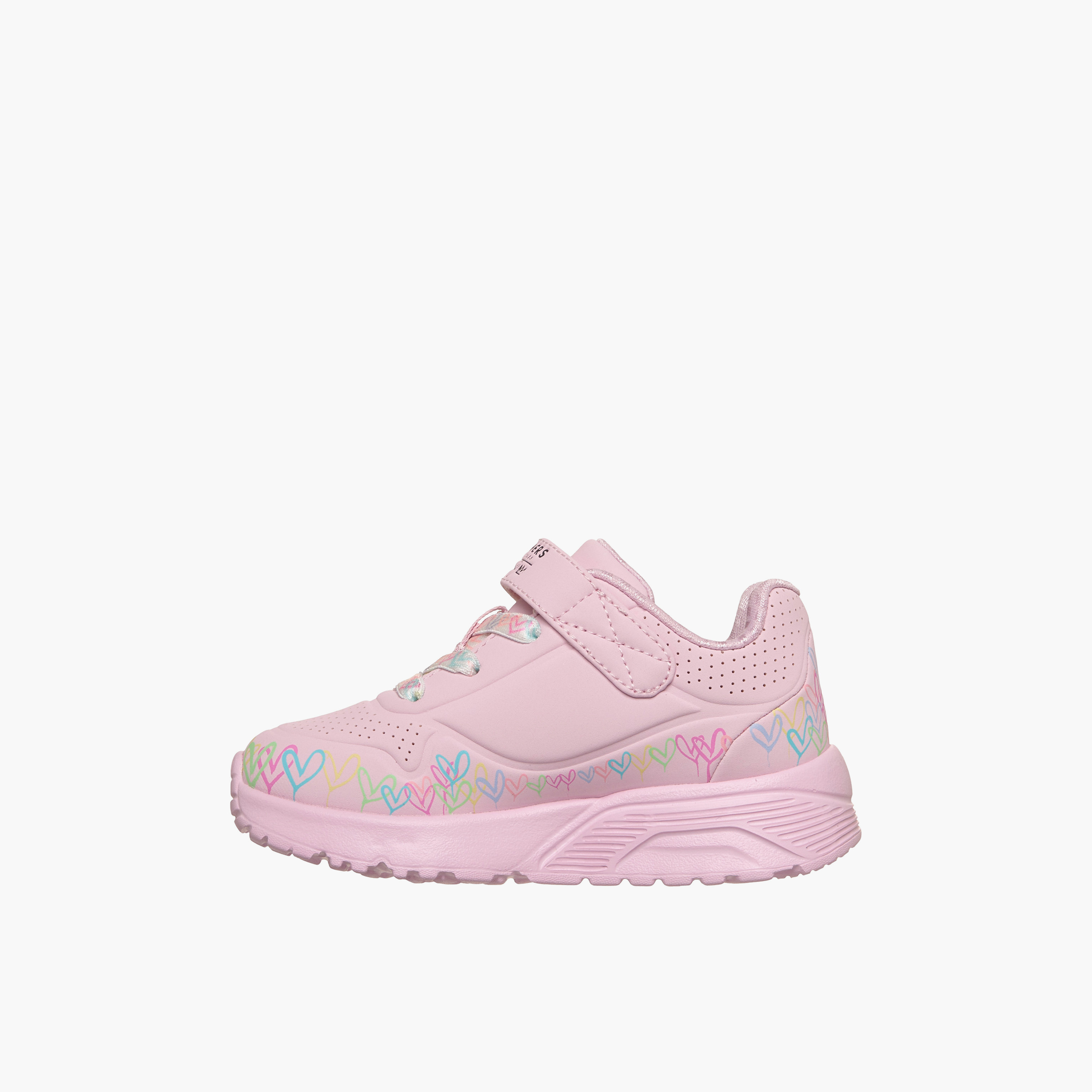 Skechers Girls UNO LITE Hook & Loop Sneakers-baby-girls-shoes-closedshoes-image-5