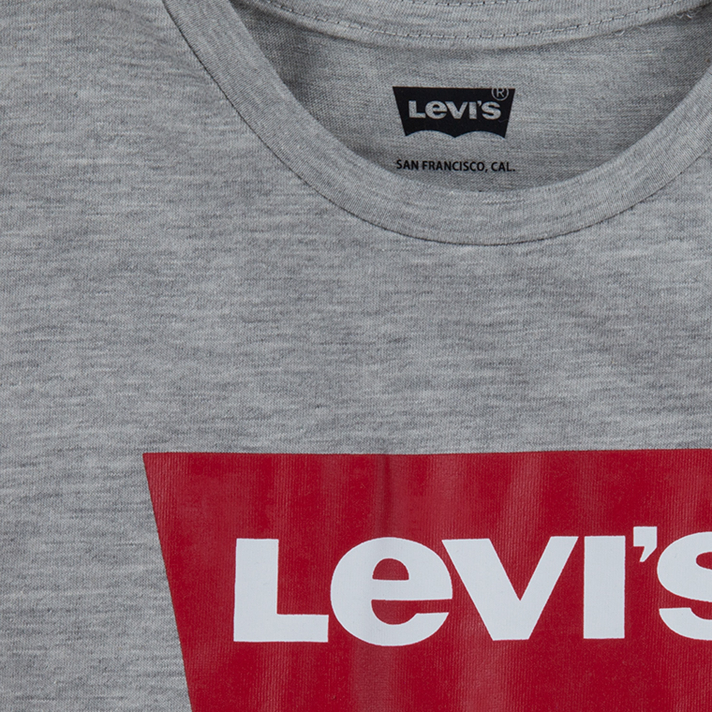 Levi's Girls Grey Logo Crew Neck Short Sleeves T-Shirt-girls-clothing-blousesandshirts-image-2