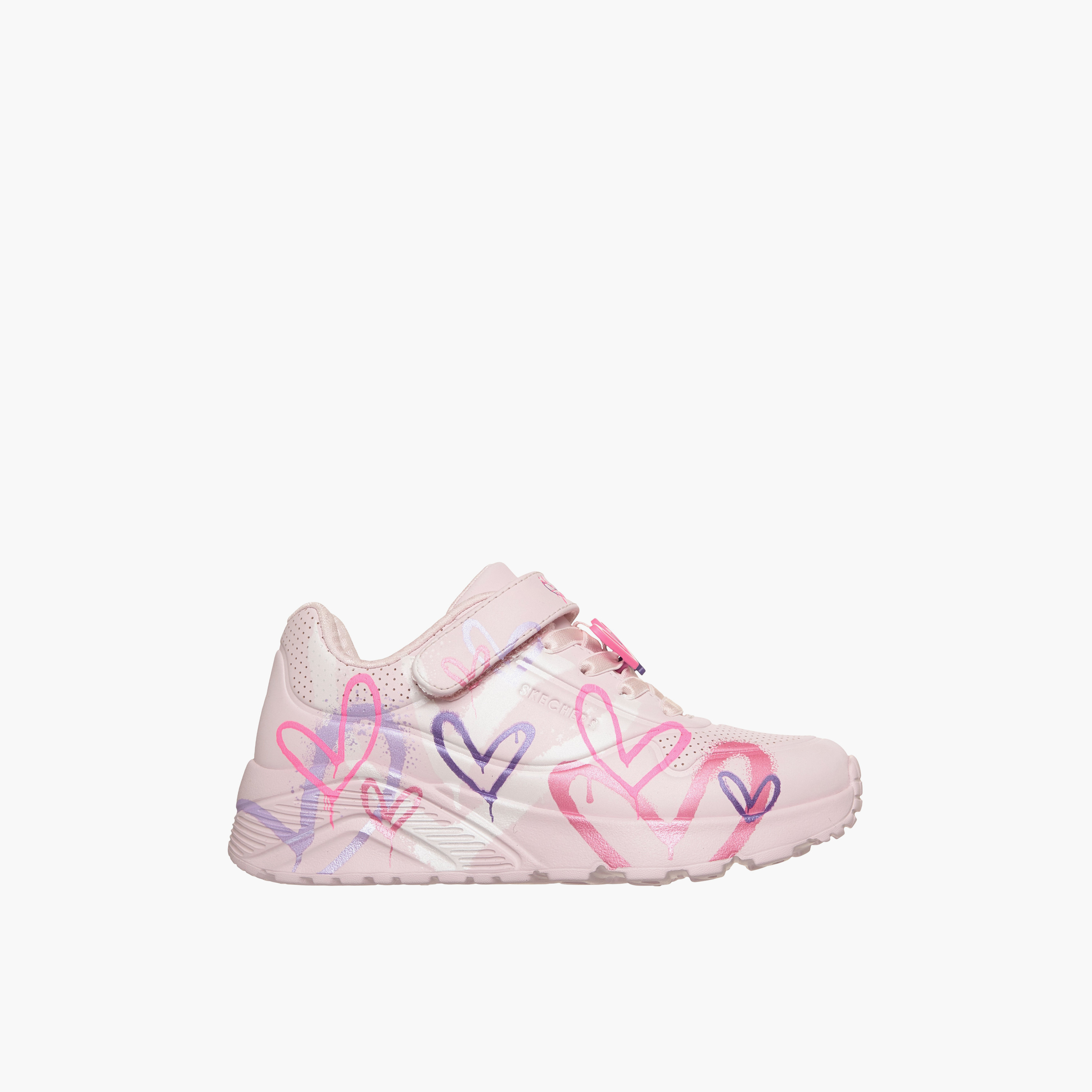 Skechers Girls UNO LITE Hook & Loop Sneakers-girls-shoes-sports-image-3