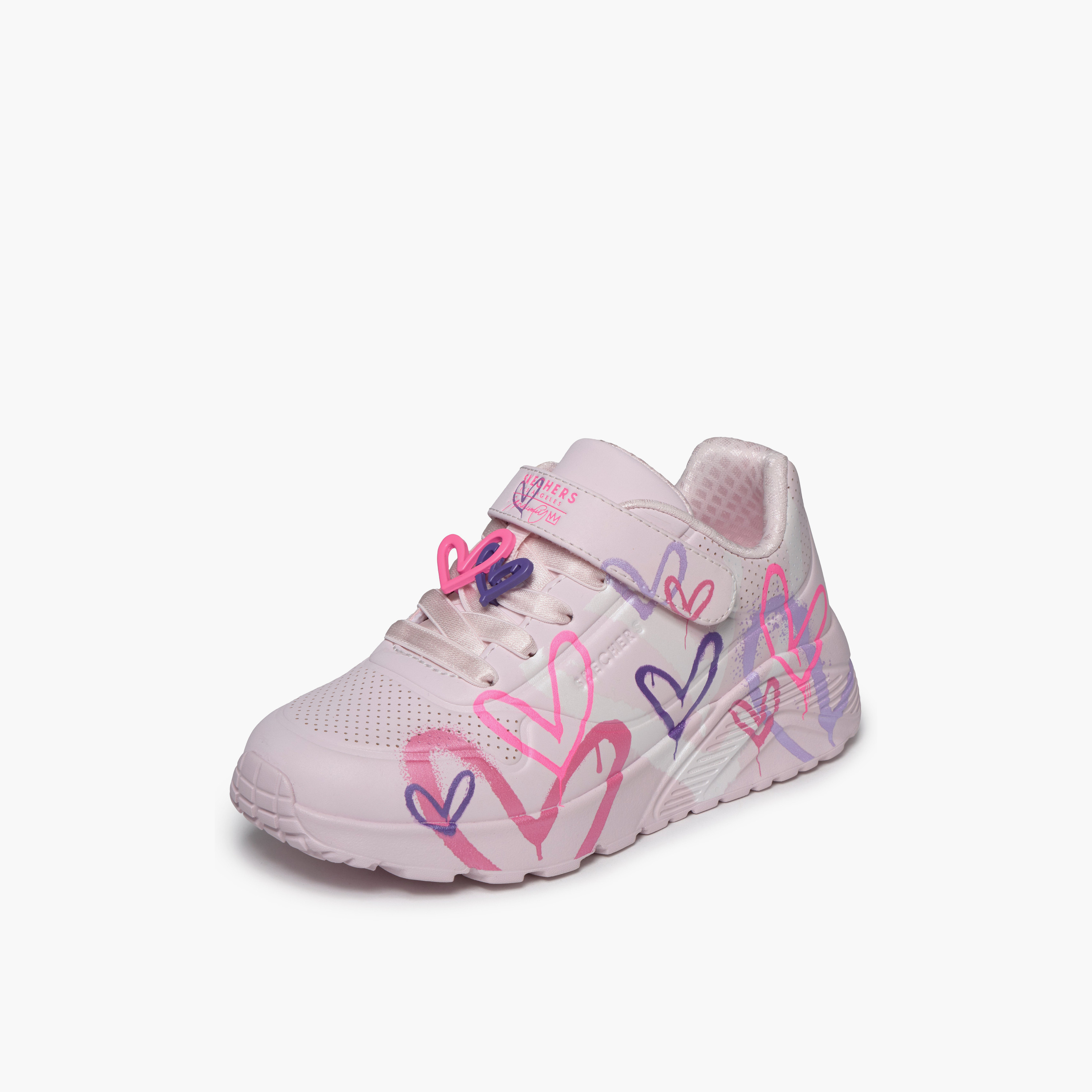 Skechers Girls UNO LITE Hook & Loop Sneakers-girls-shoes-sports-image-4