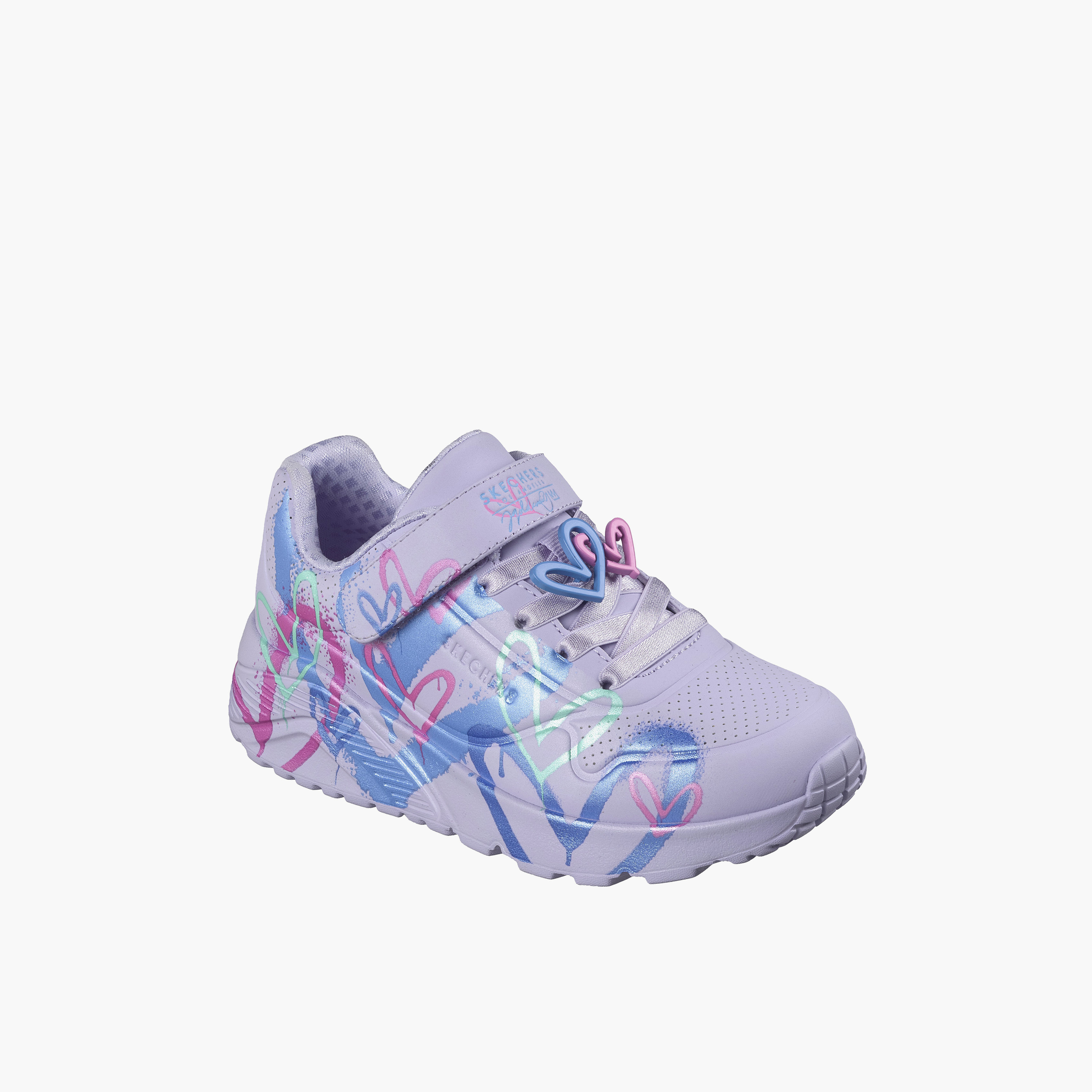 Skechers Girls UNO LITE Hook & Loop Sneakers-girls-shoes-sports-image-1