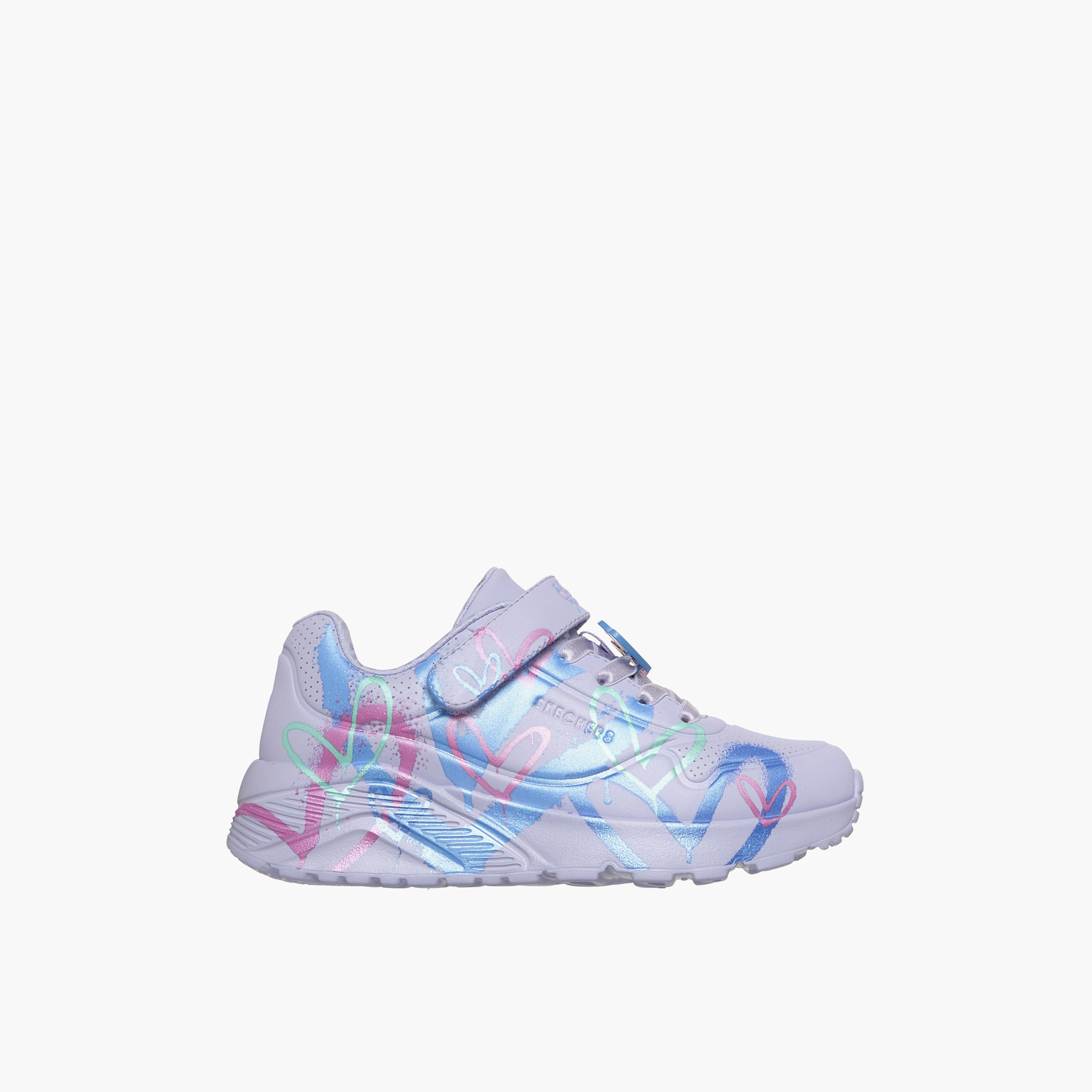 Skechers Girls UNO LITE Hook & Loop Sneakers-girls-shoes-sports-image-3