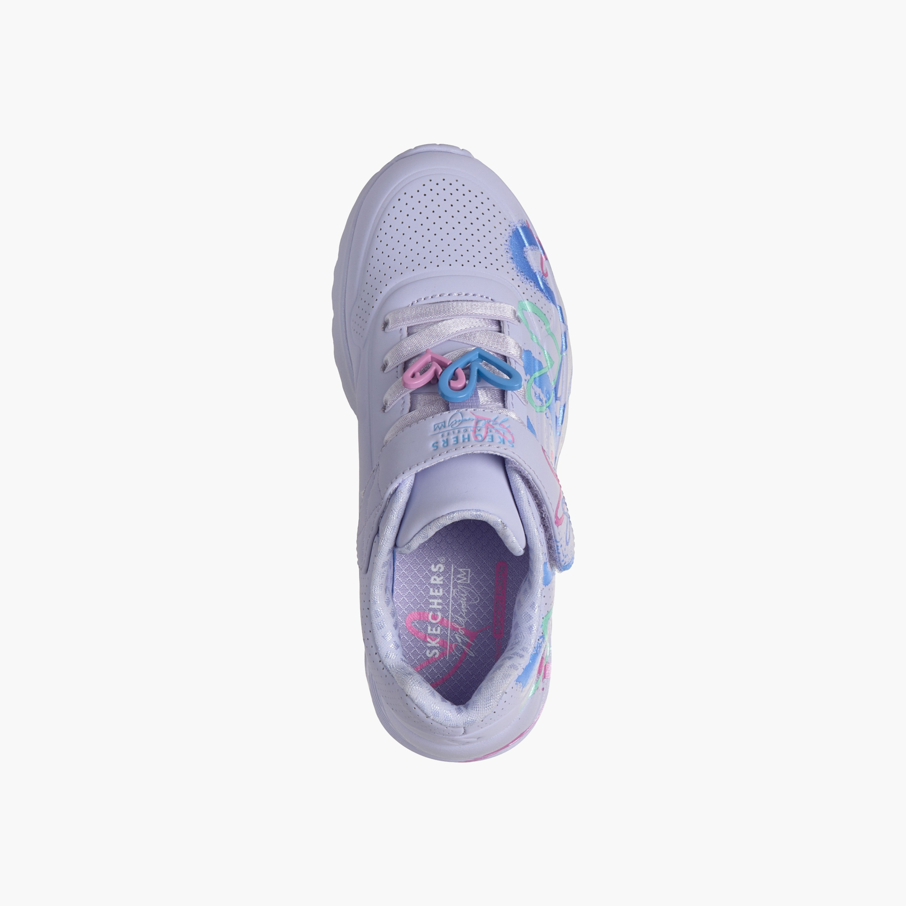 Skechers Girls UNO LITE Hook & Loop Sports Shoes-girls-shoes-sneakers-image-2