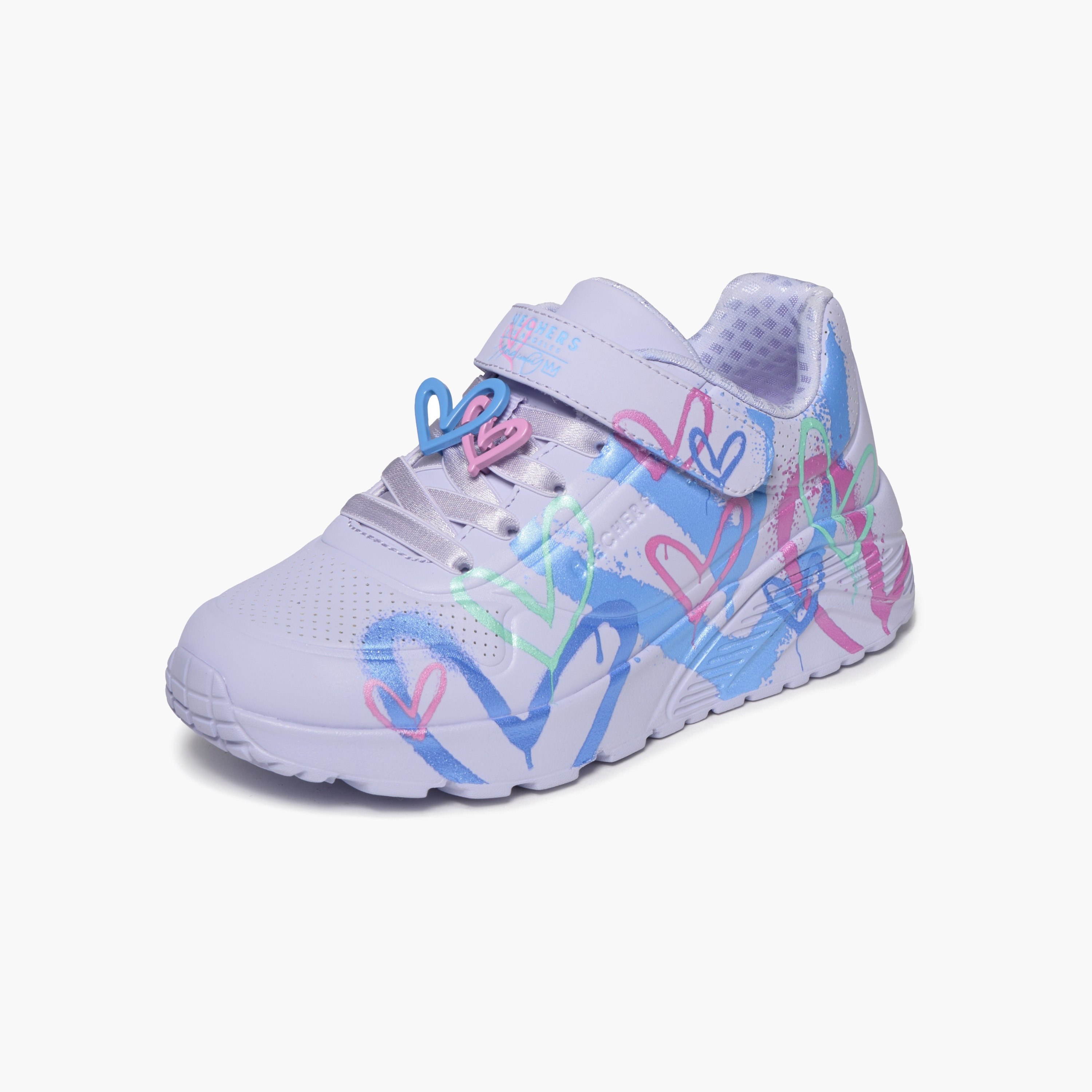 Skechers Girls UNO LITE Hook & Loop Sports Shoes-girls-shoes-sneakers-image-3