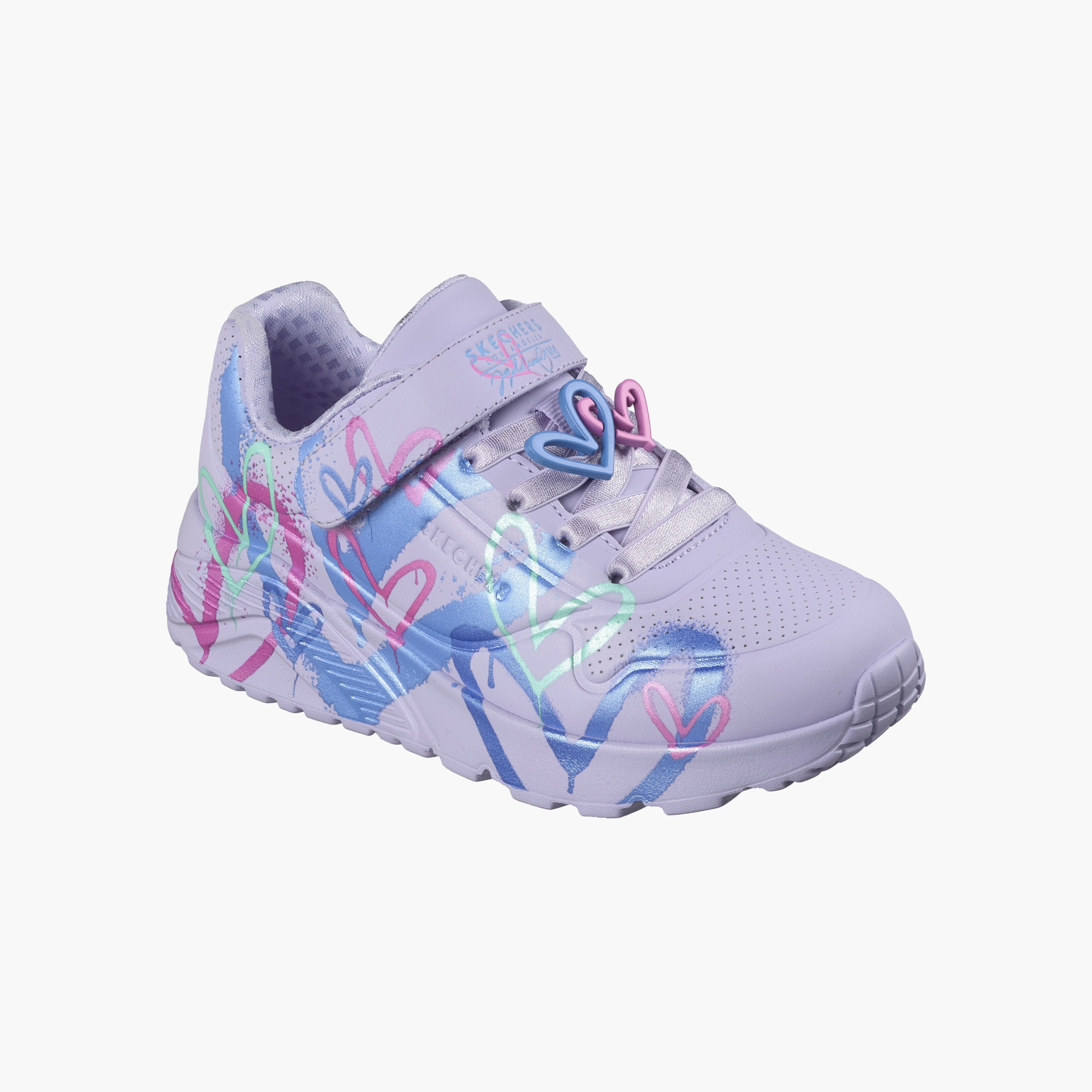 Skechers Girls UNO LITE Hook & Loop Sports Shoes-girls-shoes-sneakers-image-5