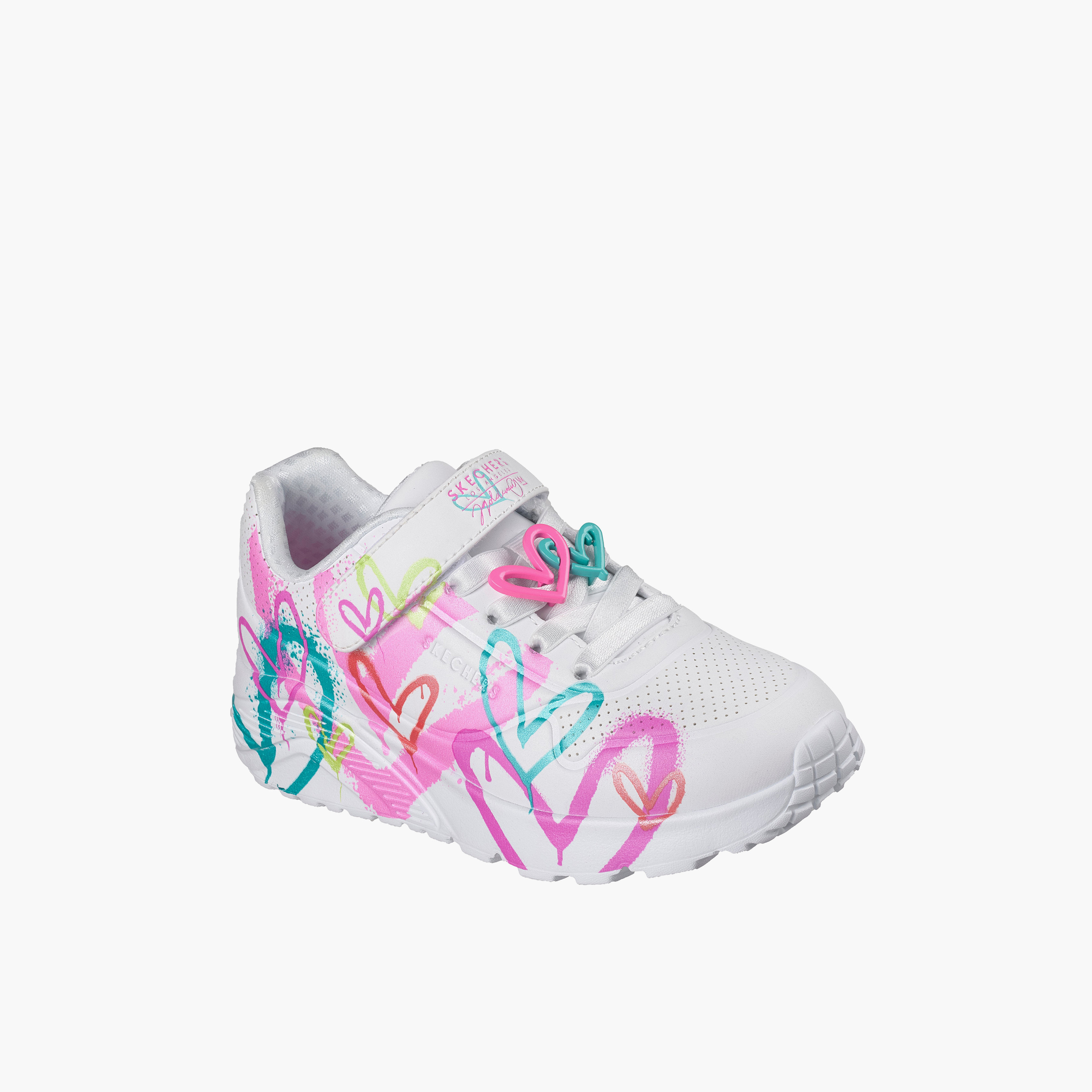 Skechers Girls UNO LITE Hook & Loop Sneakers-sports-girls-shoes-image-1