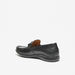 Le Confort Solid Slip-On Moccasins with Bow Detail-Moccasins-thumbnailMobile-1