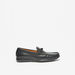 Le Confort Solid Slip-On Moccasins with Bow Detail-Moccasins-thumbnailMobile-2