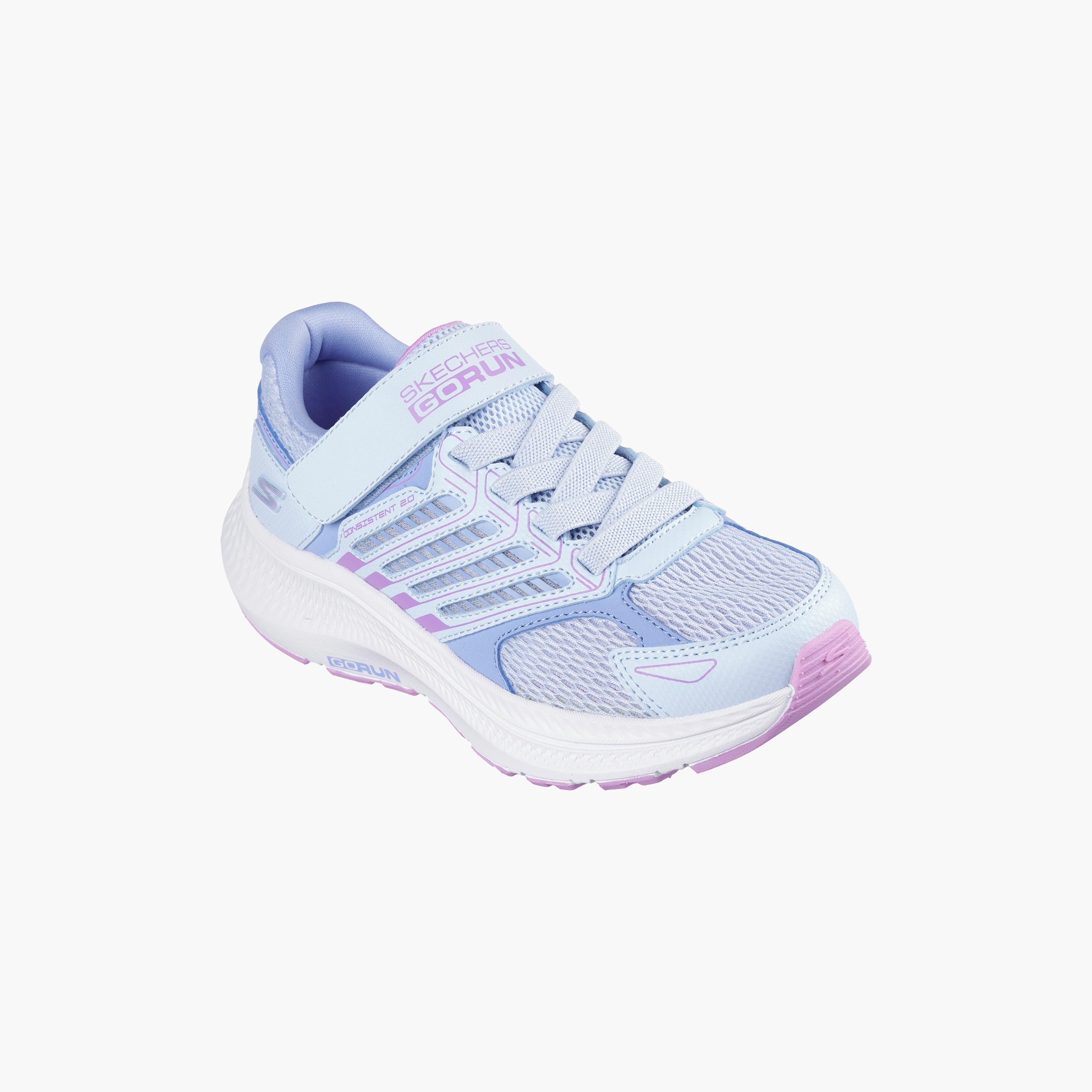 حذاء جري جو رن كونسيستنت 2.0 بشريط لاصق للبنات من سكتشرز-girls-shoes-sports-image-1
