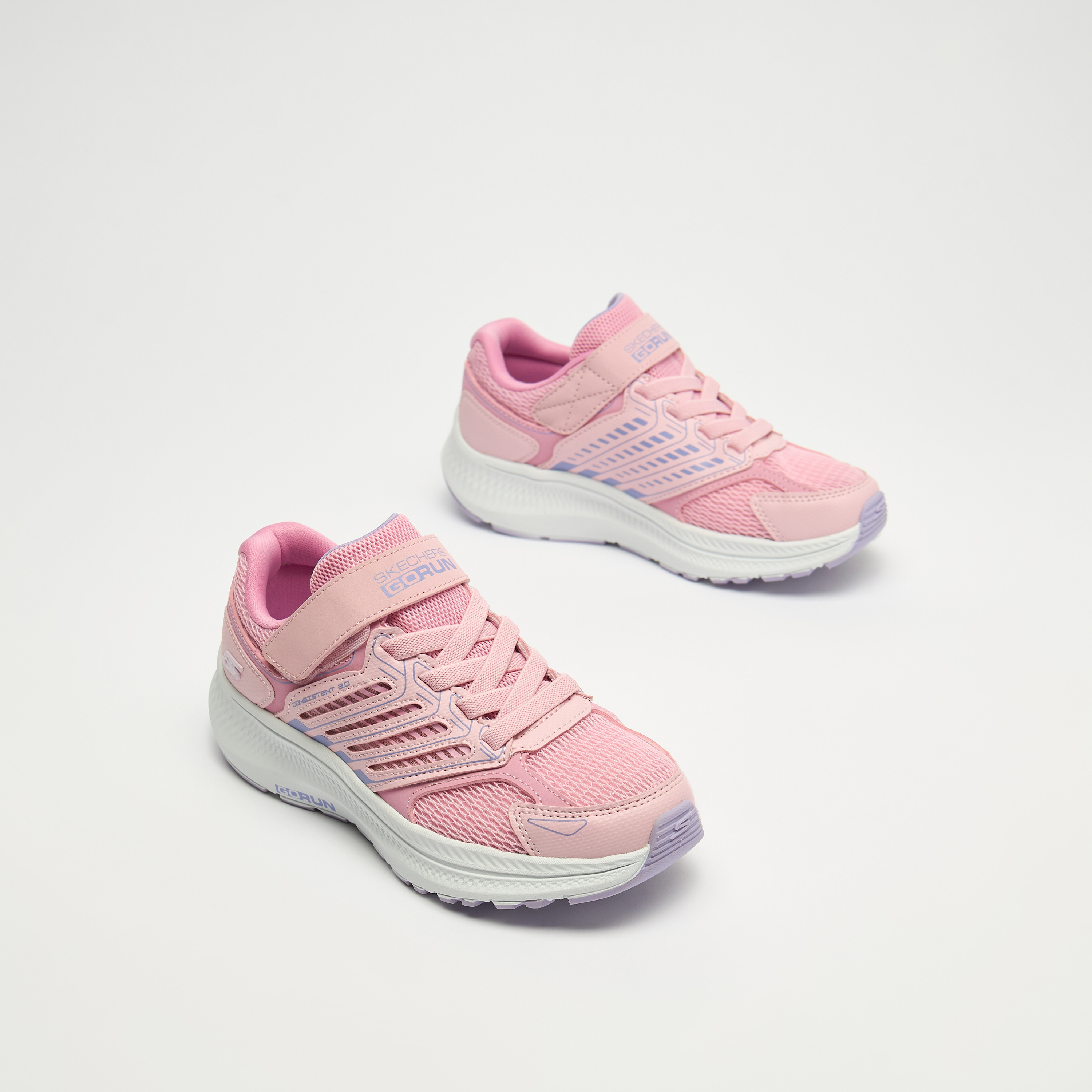 حذاء جري جو رن كونسيستنت 2.0 بشريط لاصق للبنات من سكتشرز-girls-shoes-sneakers-image-6