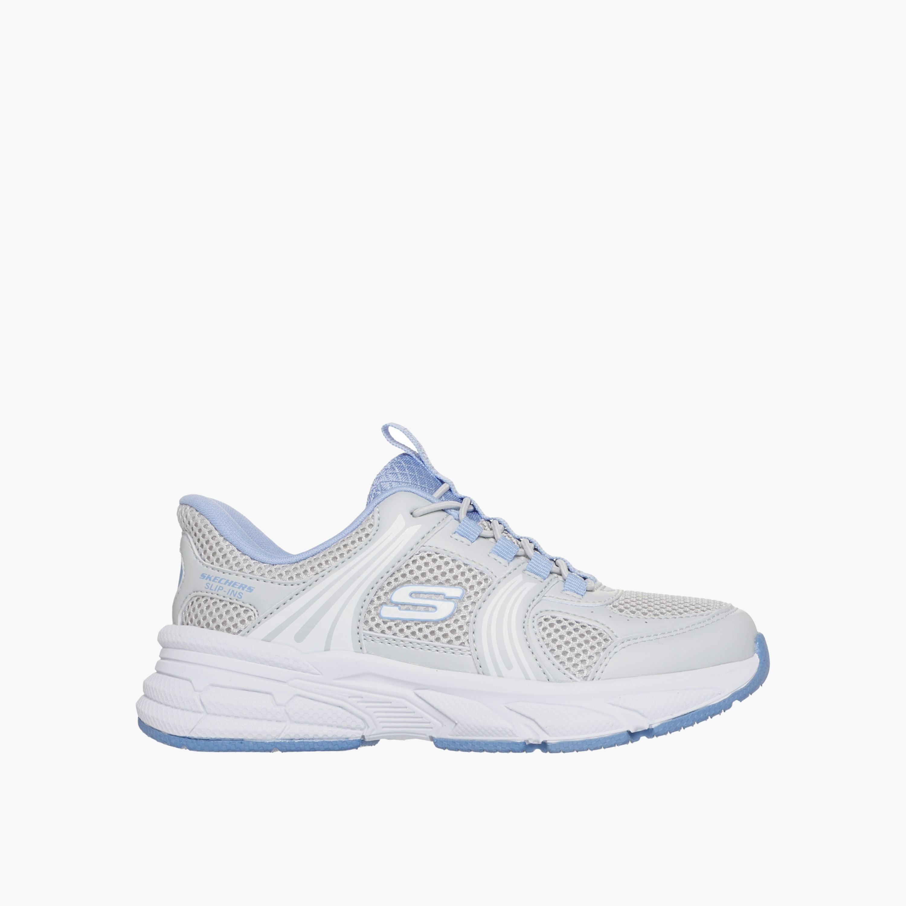Skechers Girls RETRO-GRAPH Panelled Slip-On Sports Shoes-girls-shoes-sneakers-image-1