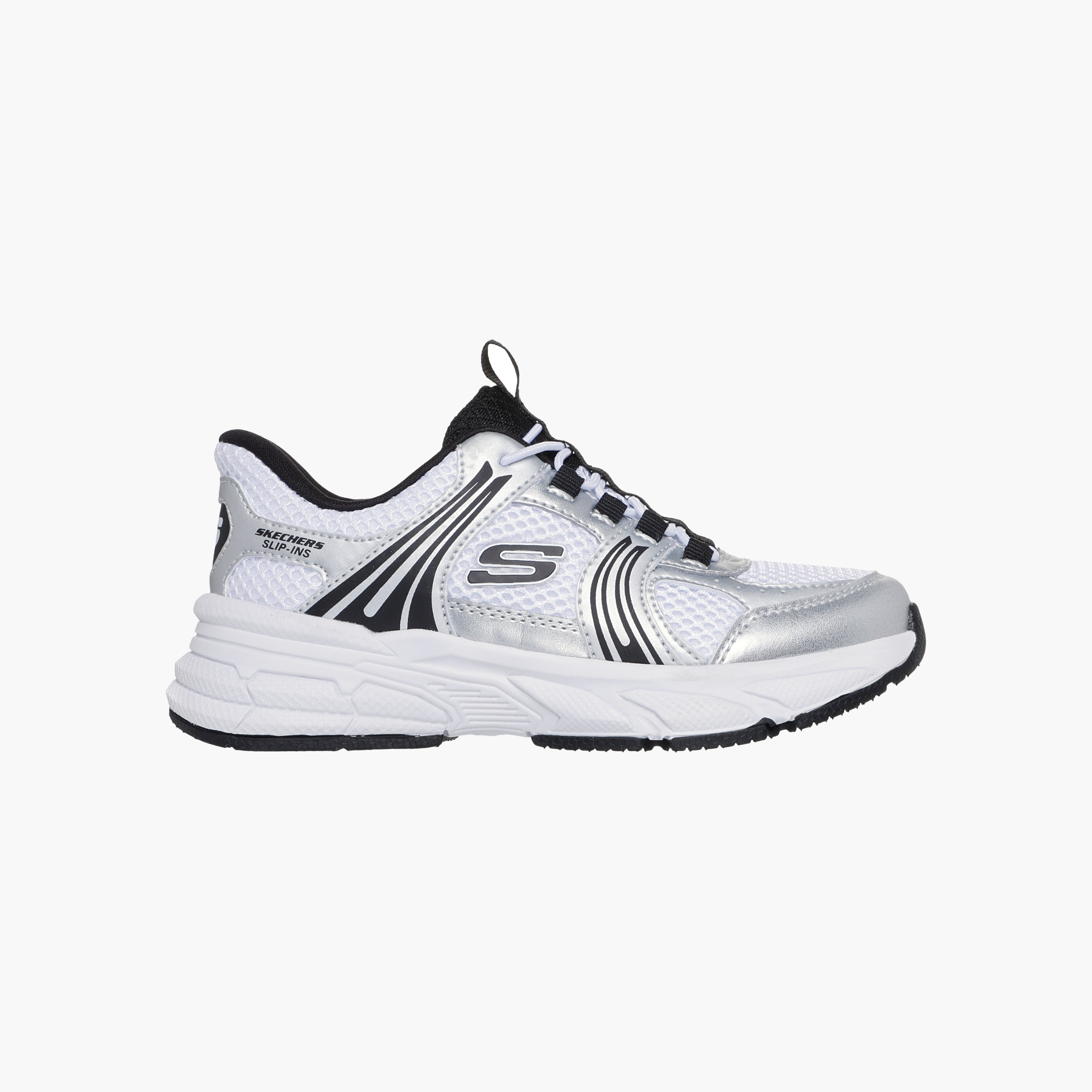 Skechers Girls RETRO-GRAPH Slip-On Sports Shoes-sports-girls-shoes-image-1