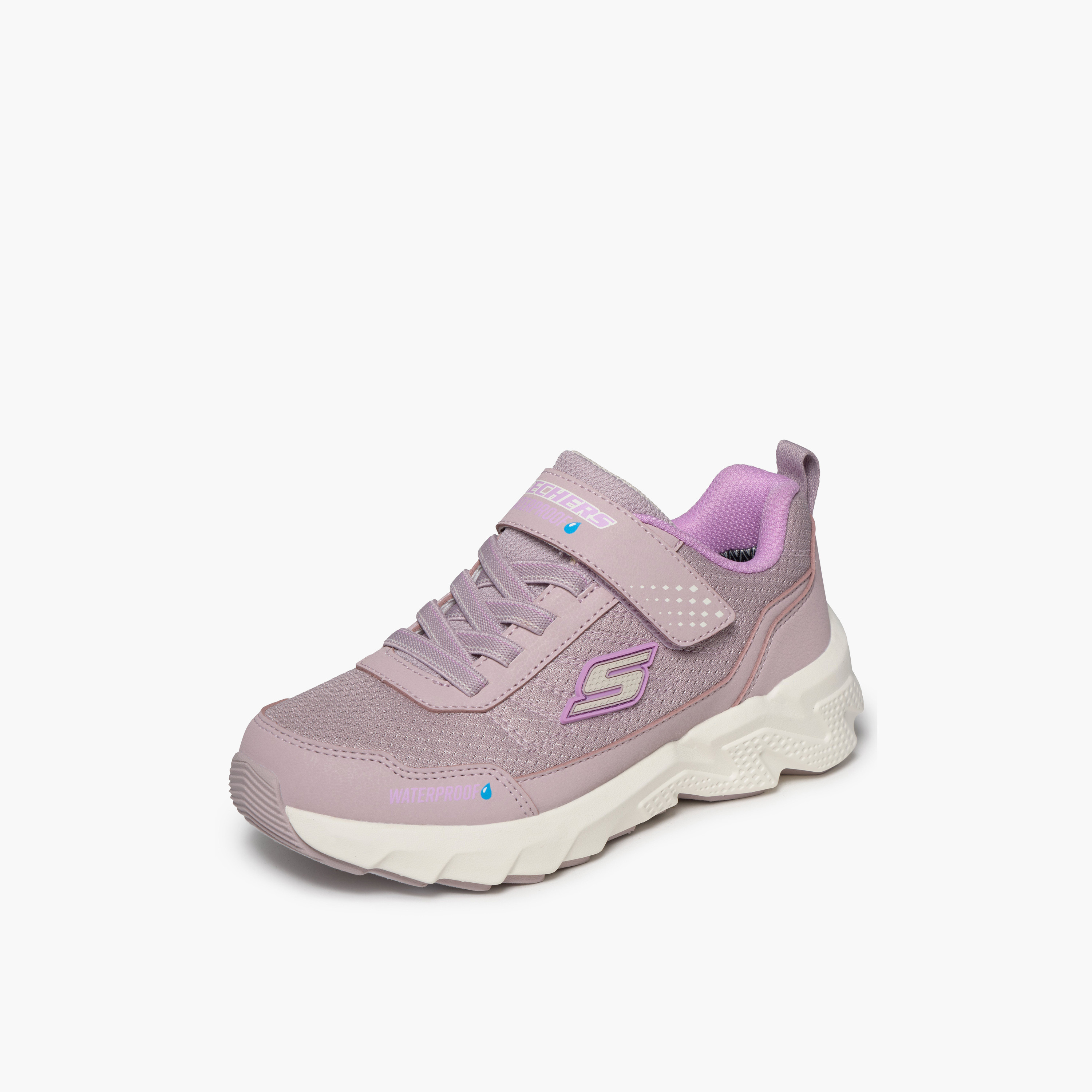 Skechers Girls Elite Sport Tread Hook & Loop Running Shoes-girls-shoes-sports-image-4