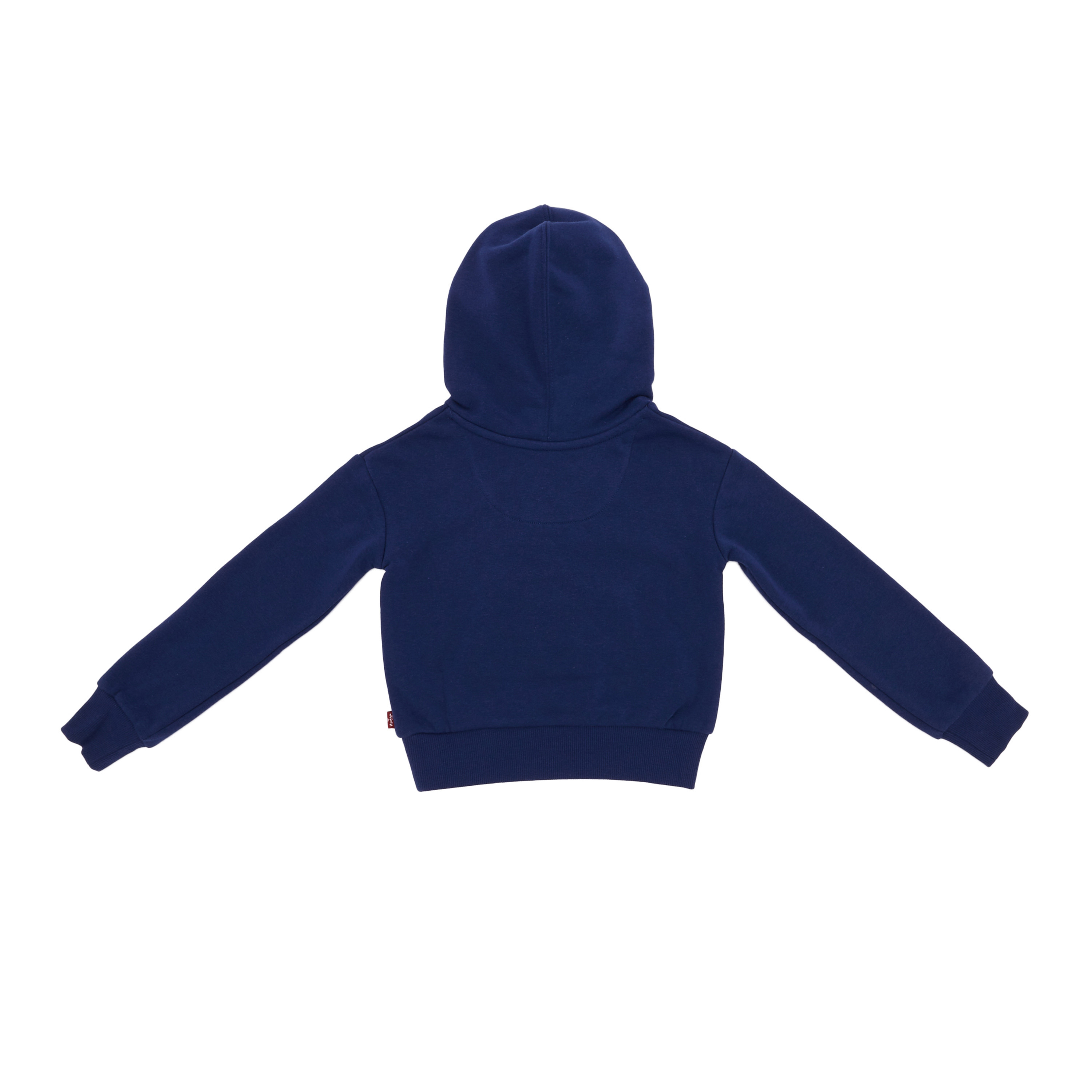 Levi's Girls Navy Blue Logo Kangaroo Pocket Hoodie-girls-clothing-jumpersandcardigans-image-2