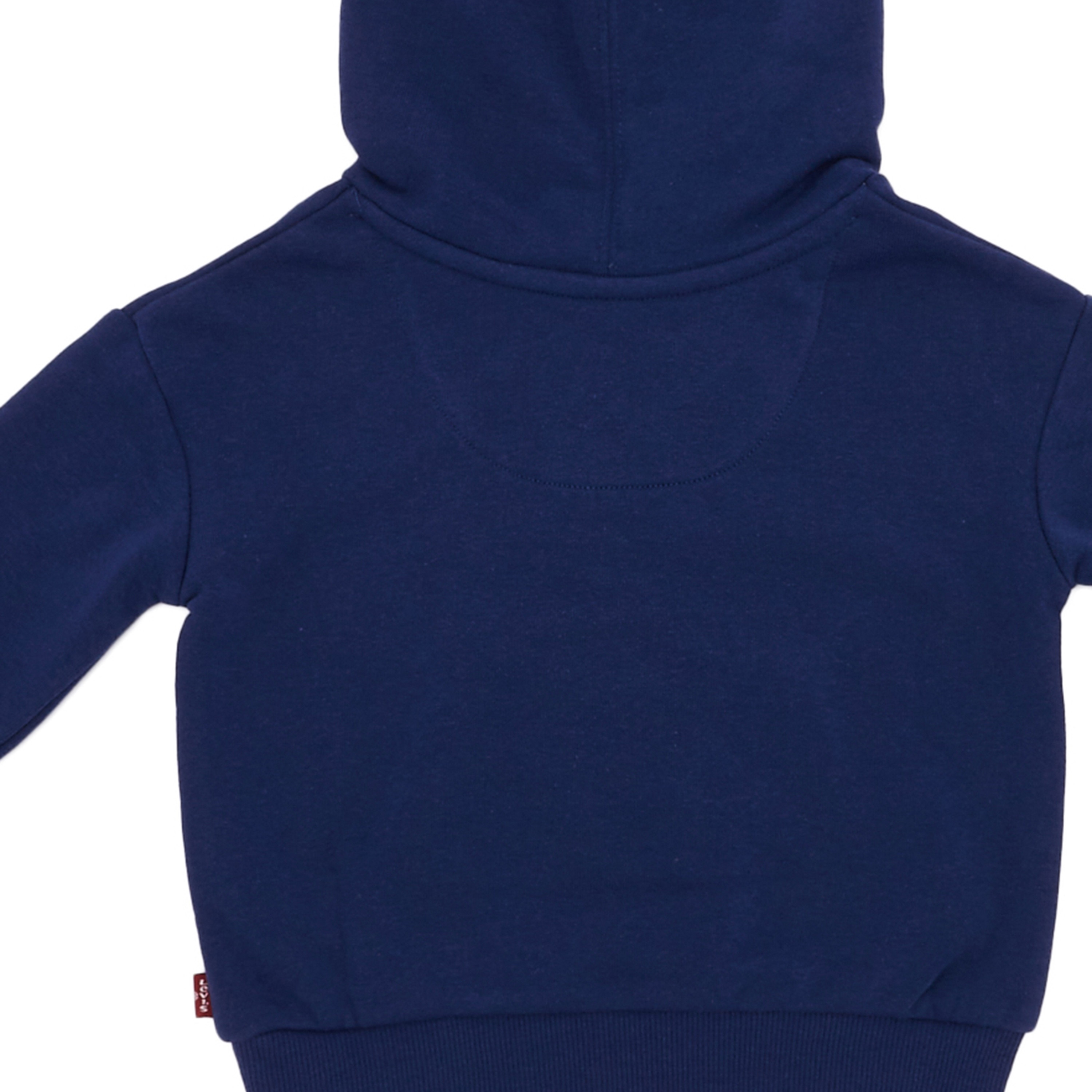 Levi's Girls Navy Blue Logo Kangaroo Pocket Hoodie-girls-clothing-jumpersandcardigans-image-5
