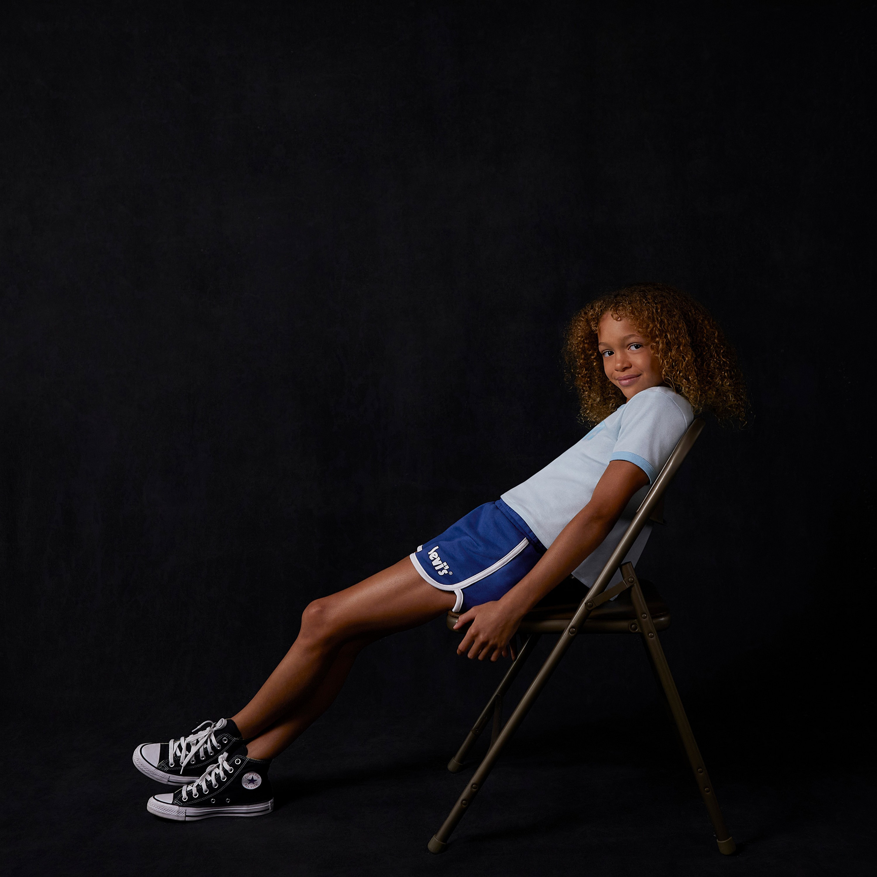 Levi’s Printed T-shirt with Short Sleeves-girls-clothing-tshirts-image-5
