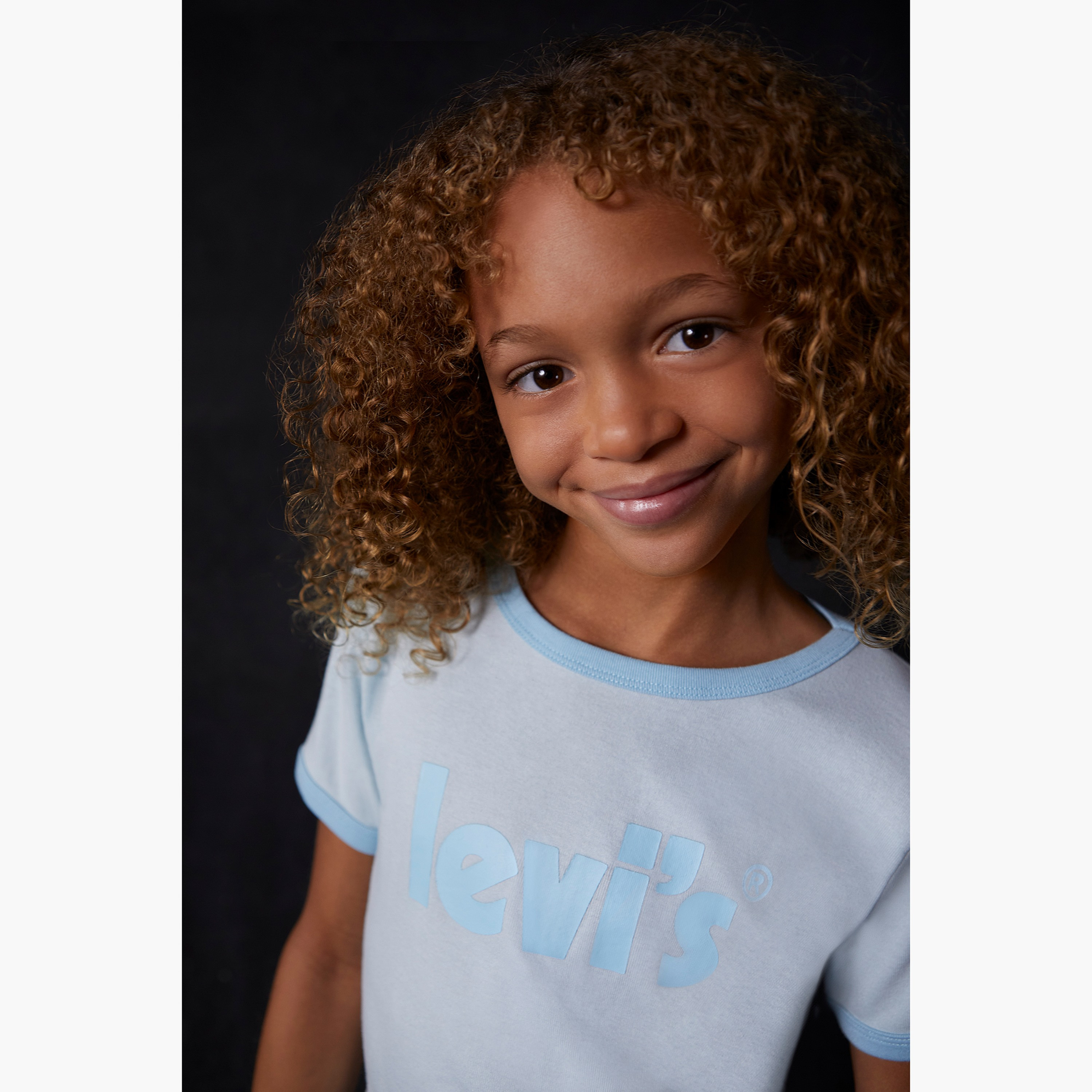 Levi’s Printed T-shirt with Short Sleeves-girls-clothing-tshirts-image-7