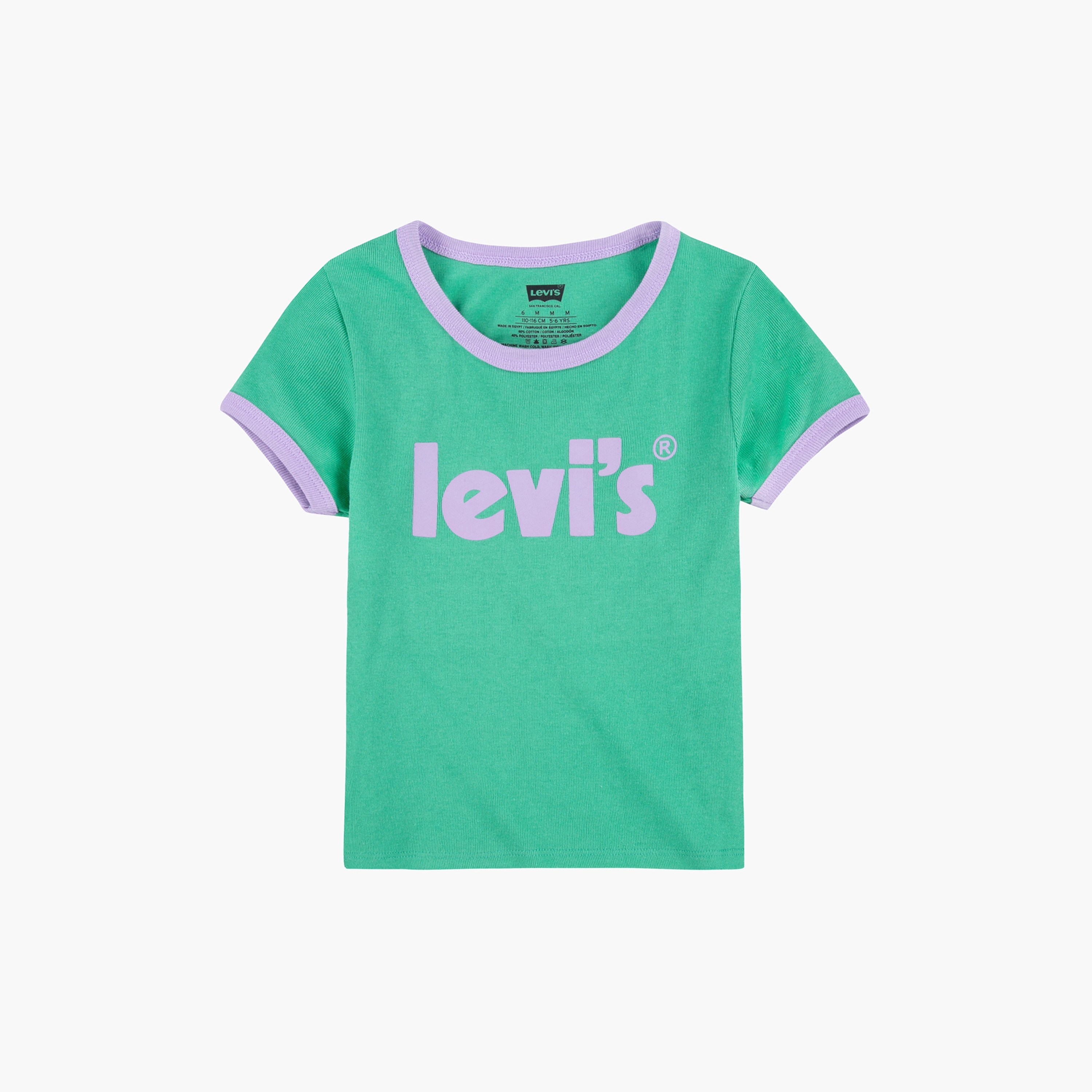 Levi’s Printed T-shirt with Short Sleeves-girls-clothing-tshirts-image-8