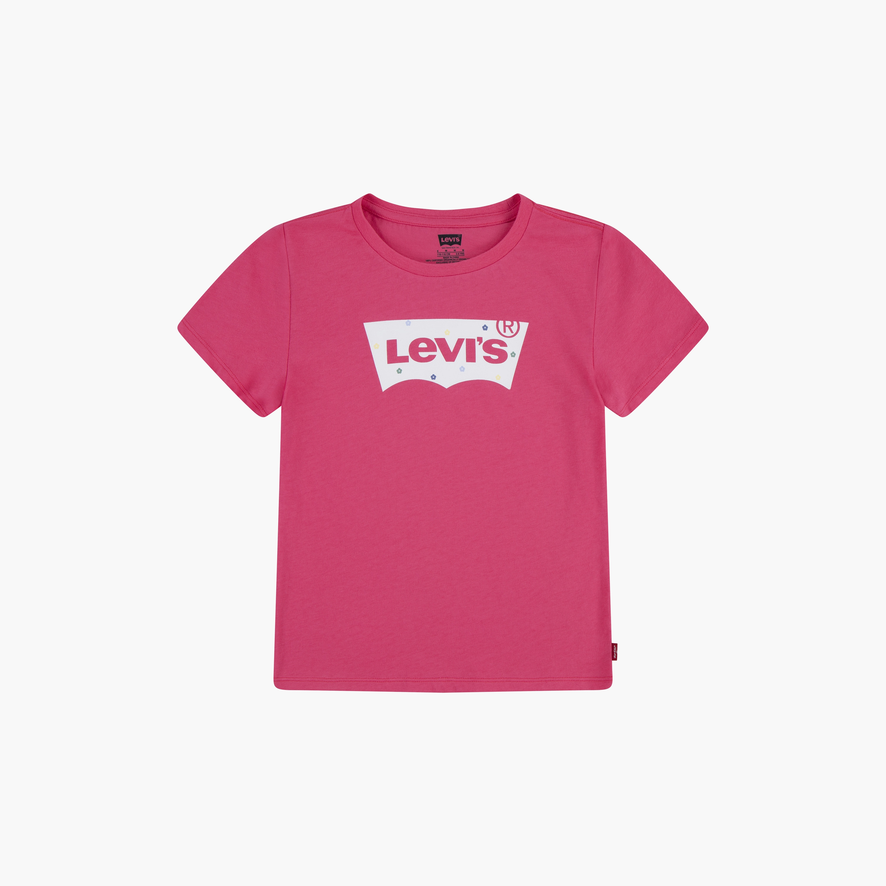 Levi's Daisy Batwing Printed Short Sleeves T-Shirt-girls-clothing-tshirts-image-1
