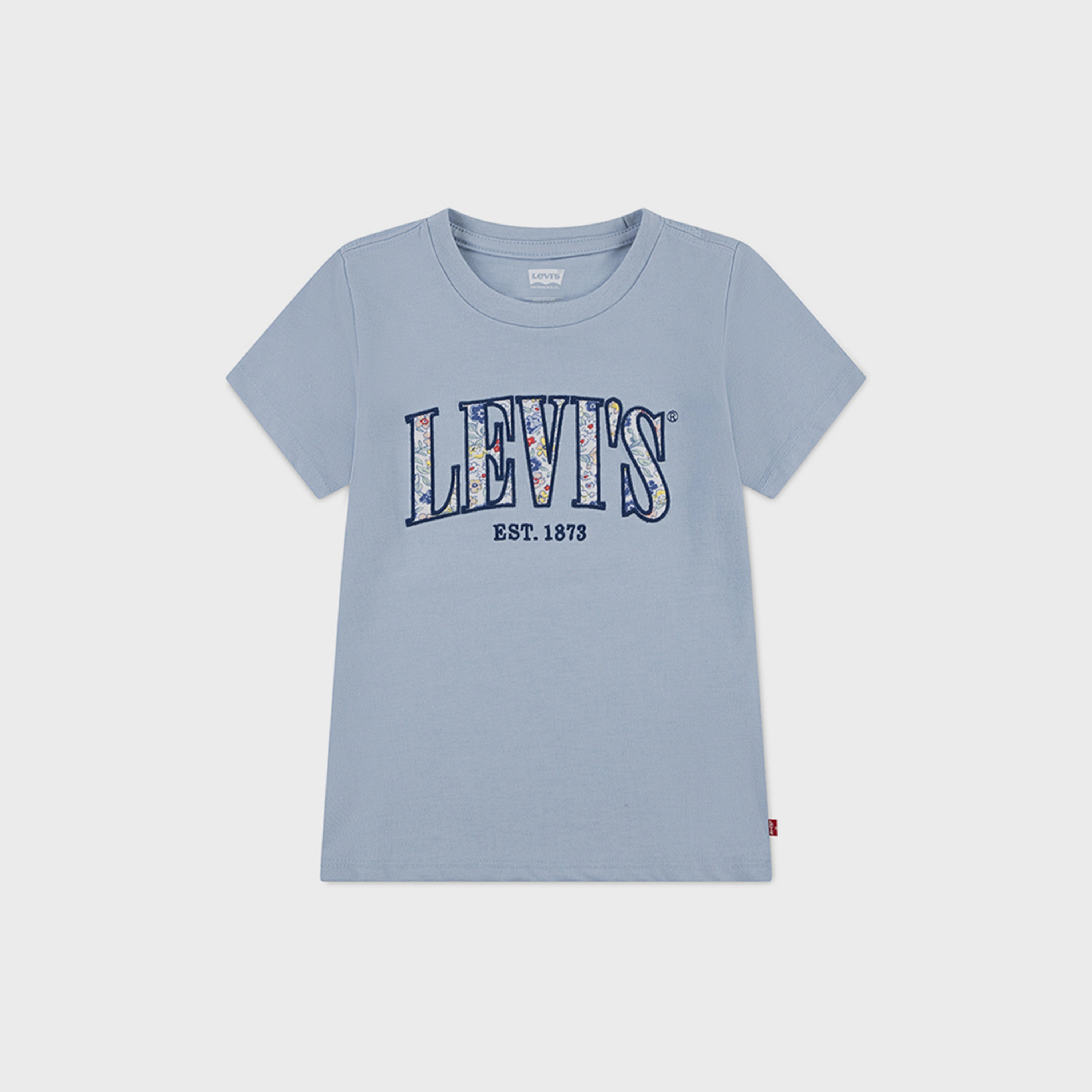 تي شيرت مطبوع بأكمام قصيرة من ليفايس-girls-clothing-tshirts-image-1